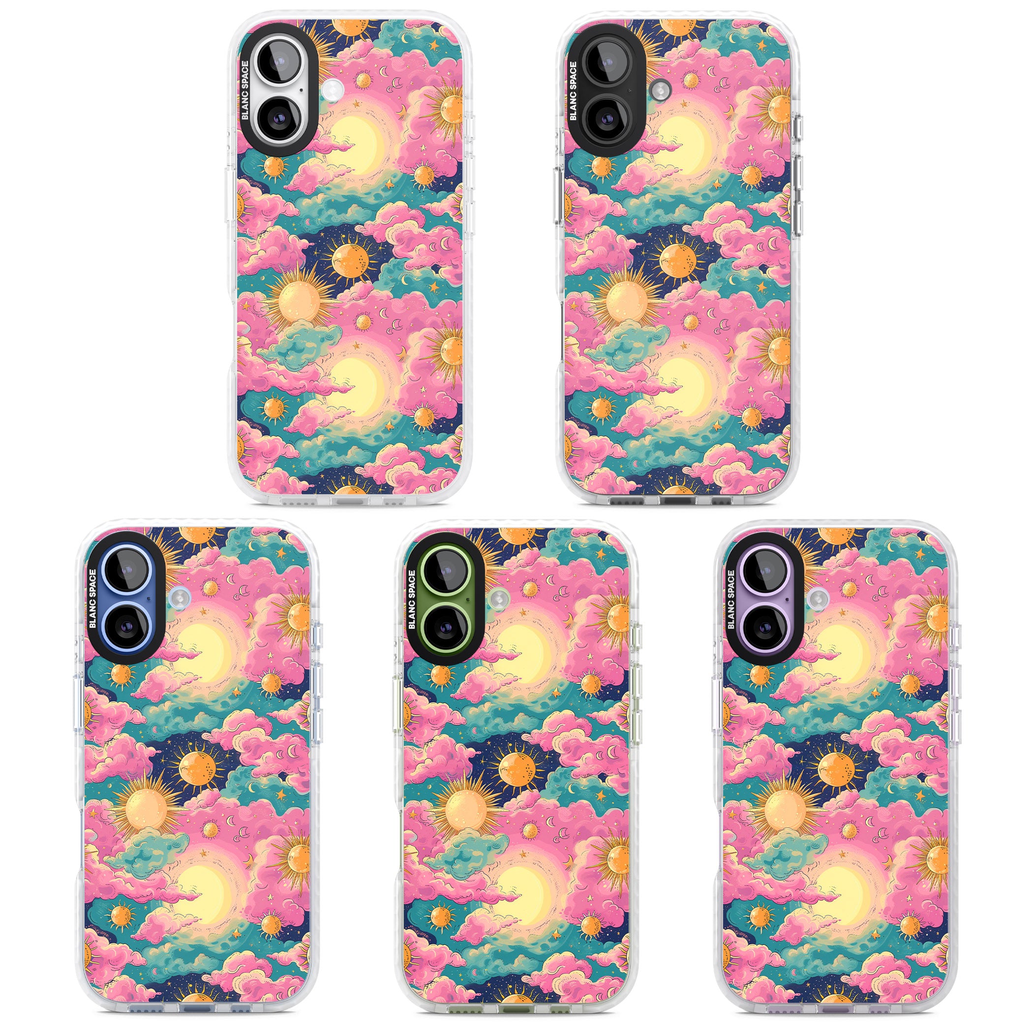 Starlight Clouds iPhone 17 Impact Clear Phone Case APT Impact Protection