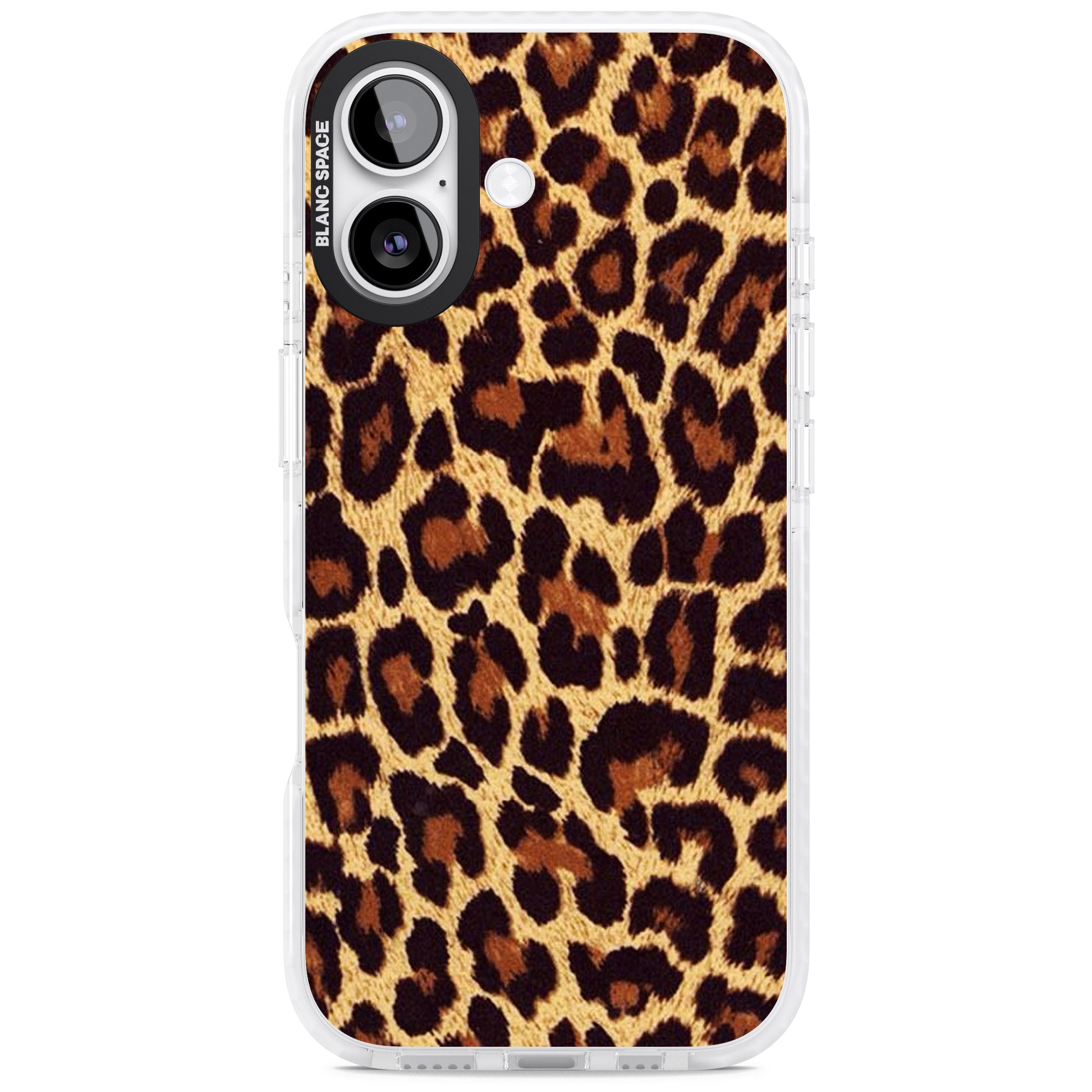 Gold Leopard Print iPhone 17 Impact Clear Phone Case