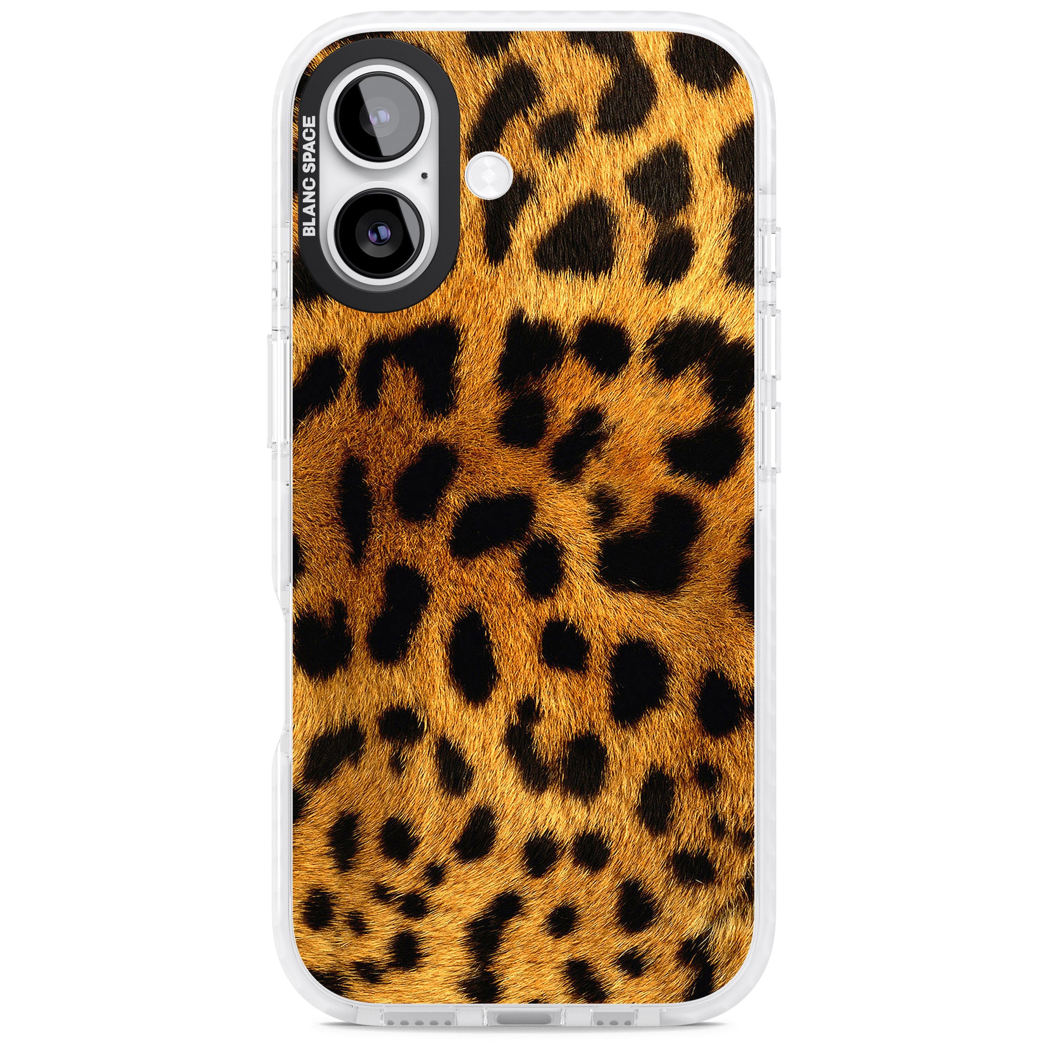 Leopard Print iPhone 17 Impact Clear Phone Case