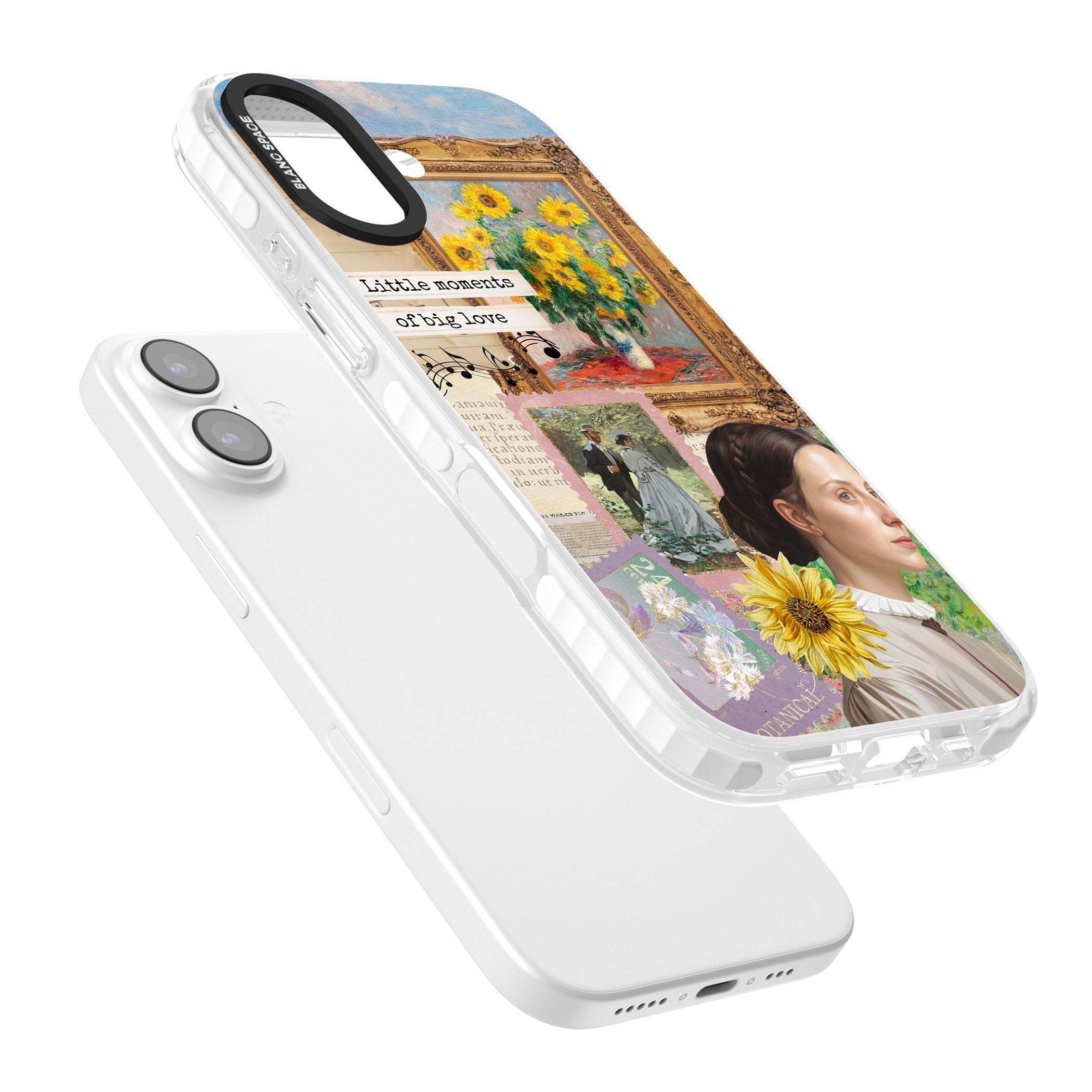Monet 'Little Moments' Collage iPhone 17 Impact Clear Phone Case Colours
