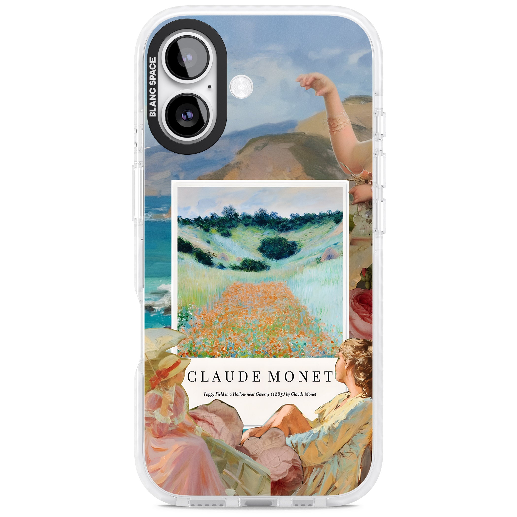 Monet Poppy Field iPhone 17 Impact Clear Phone Case
