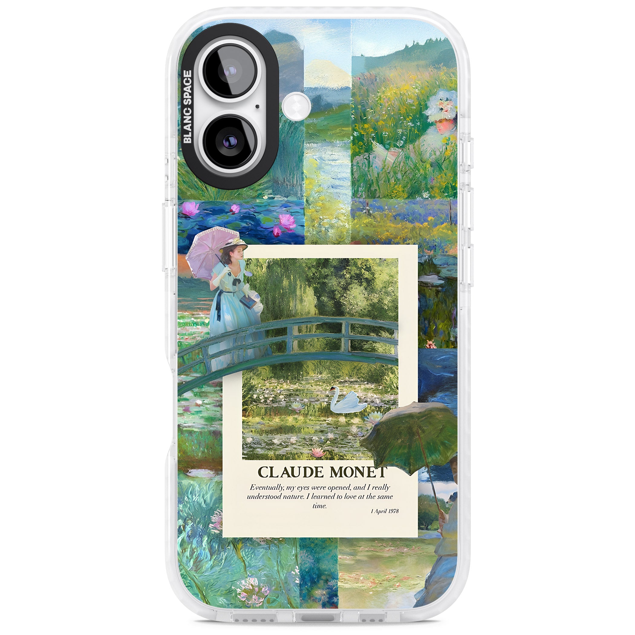 Monet Gardens iPhone 17 Impact Clear Phone Case