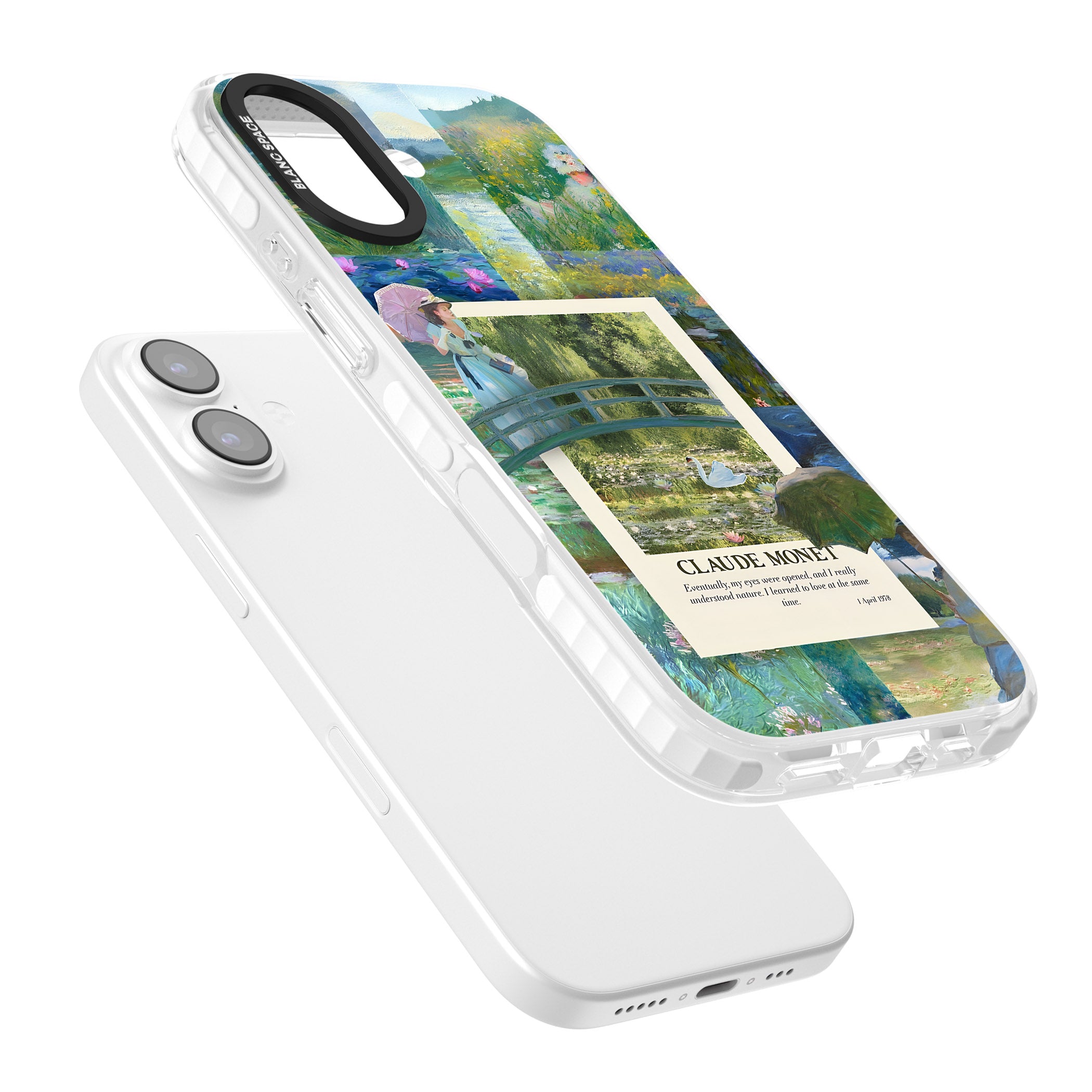 Monet Gardens iPhone 17 Impact Clear Phone Case Colours