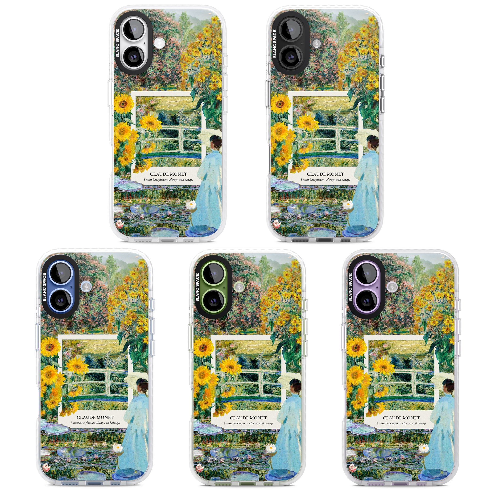 Monet Garden Bridge iPhone 17 Impact Clear Phone Case APT Impact Protection