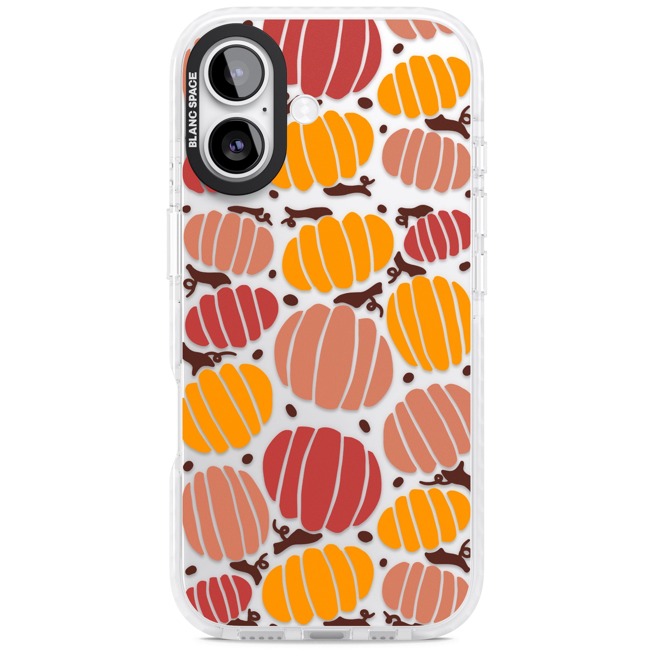 Autumn Pumpkin Patch iPhone 17 Impact Clear Phone Case