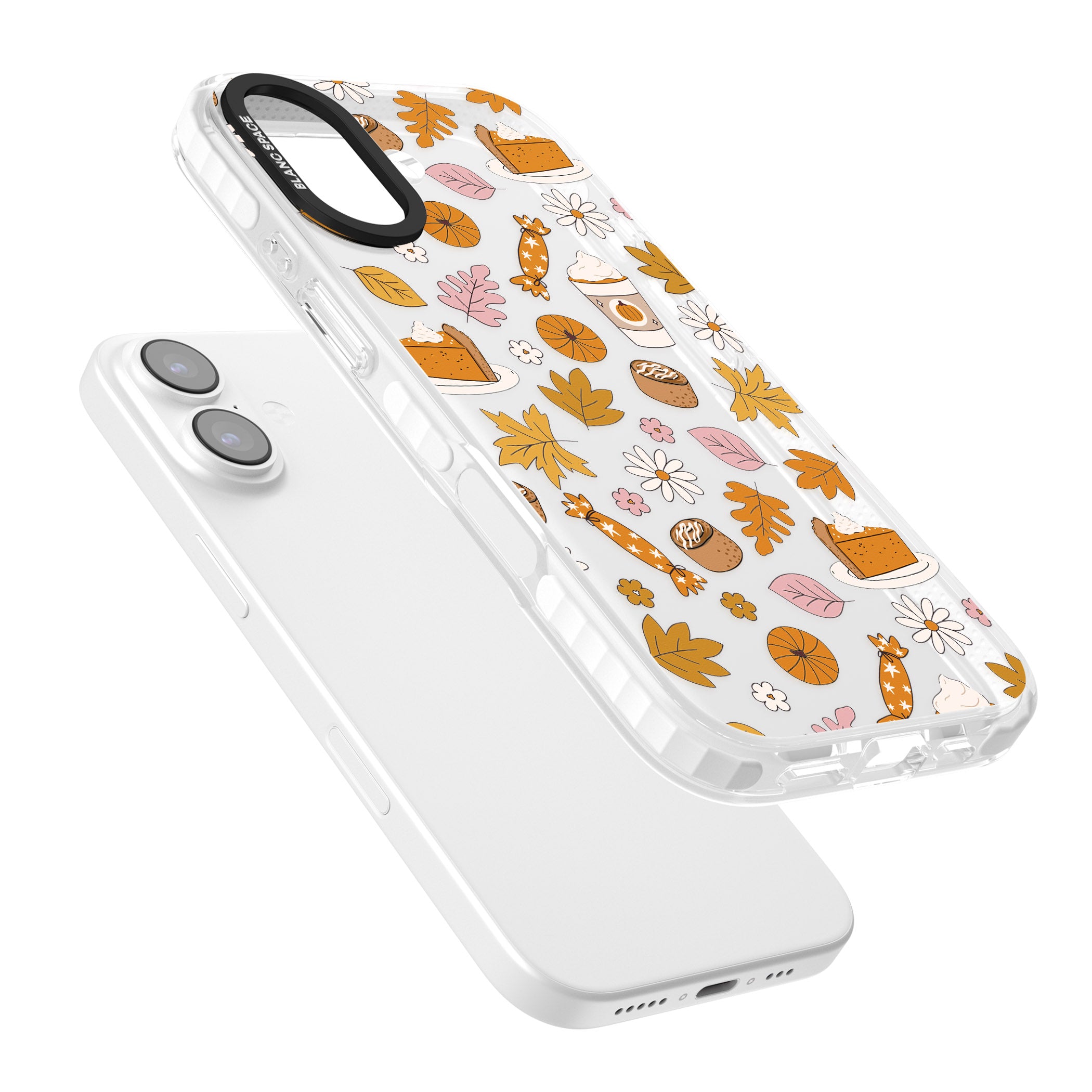 Pumpkin Spice iPhone 17 Impact Clear Phone Case Colours