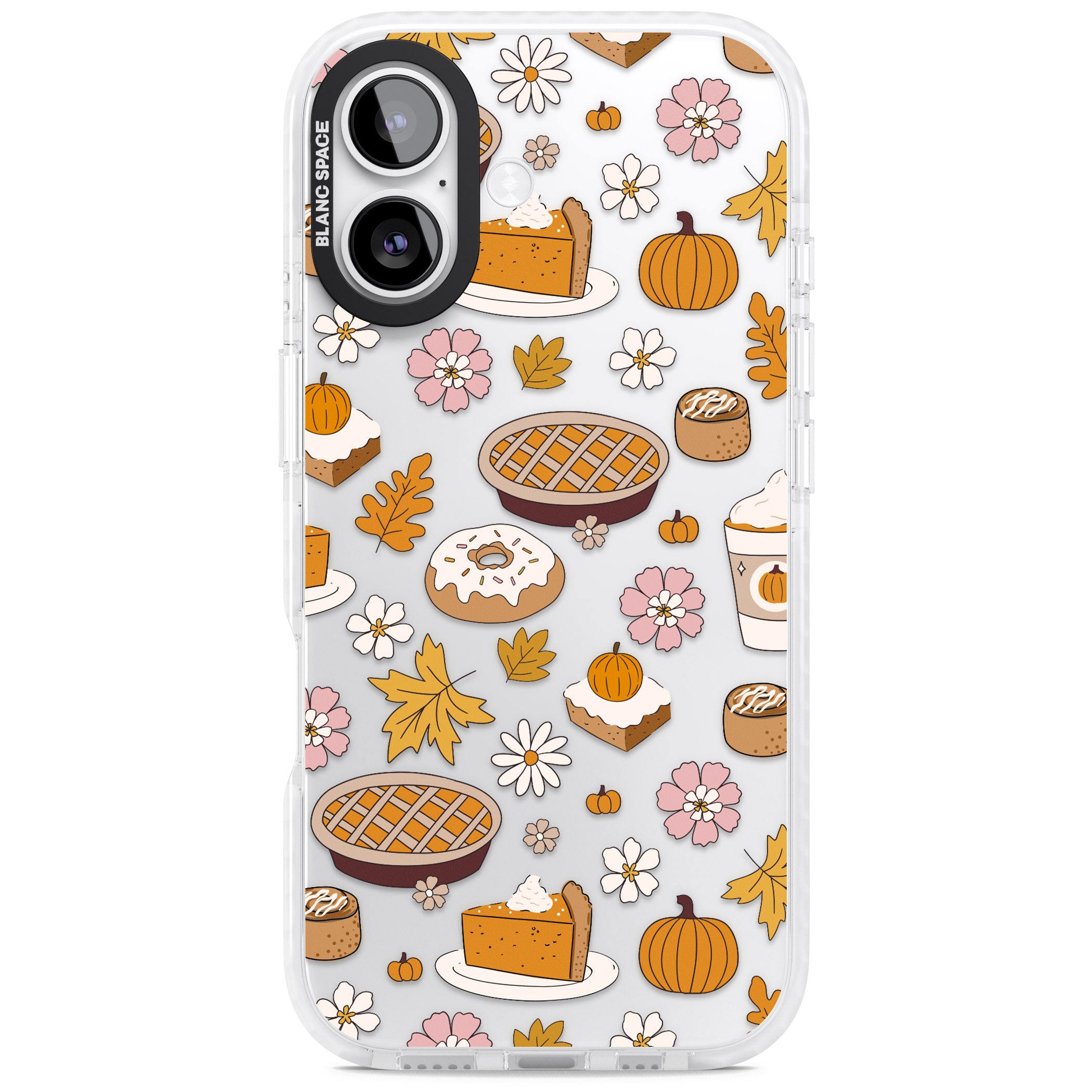 Pumpkin Pie Autumn Treats iPhone 17 Impact Clear Phone Case