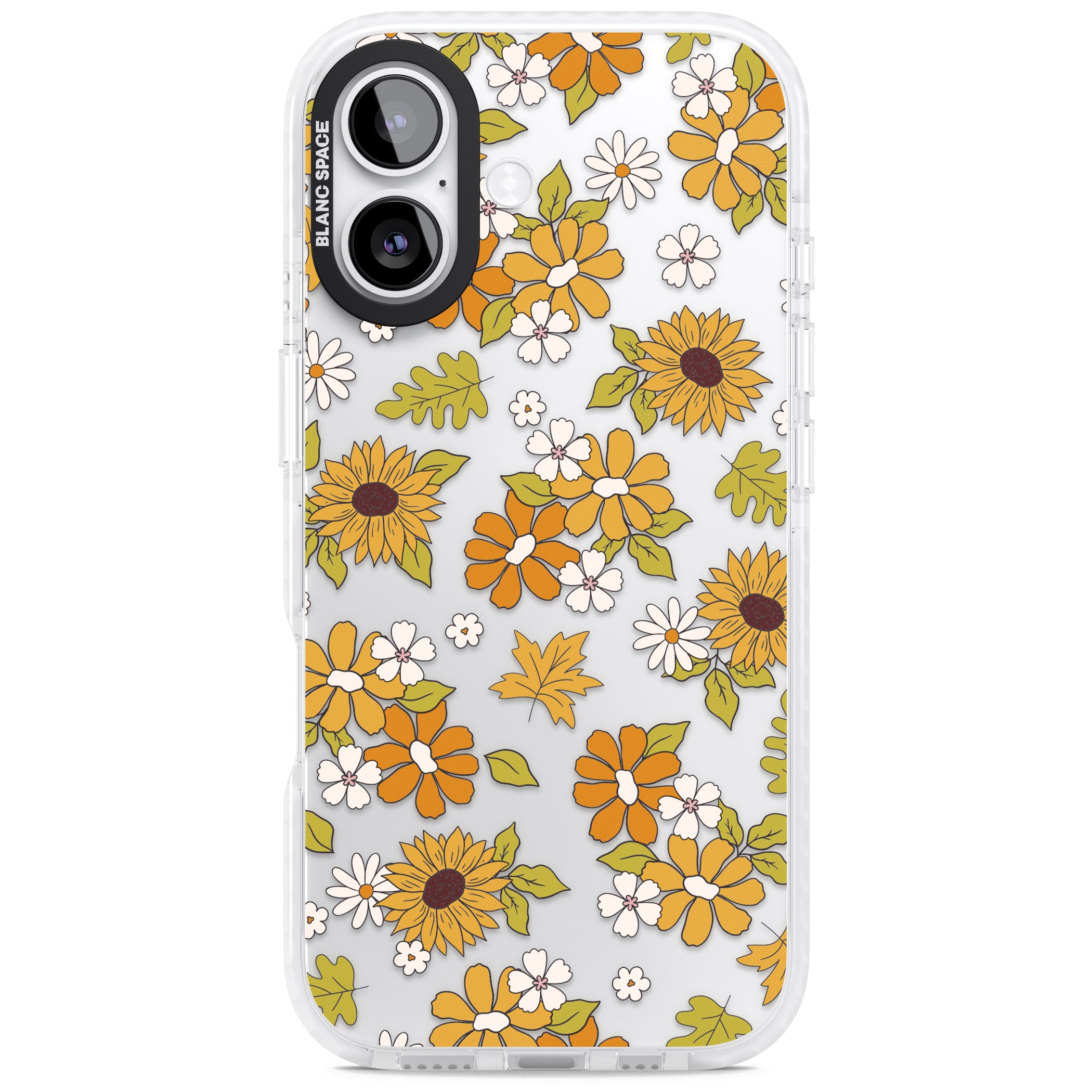 Boho Sunflowers iPhone 17 Impact Clear Phone Case