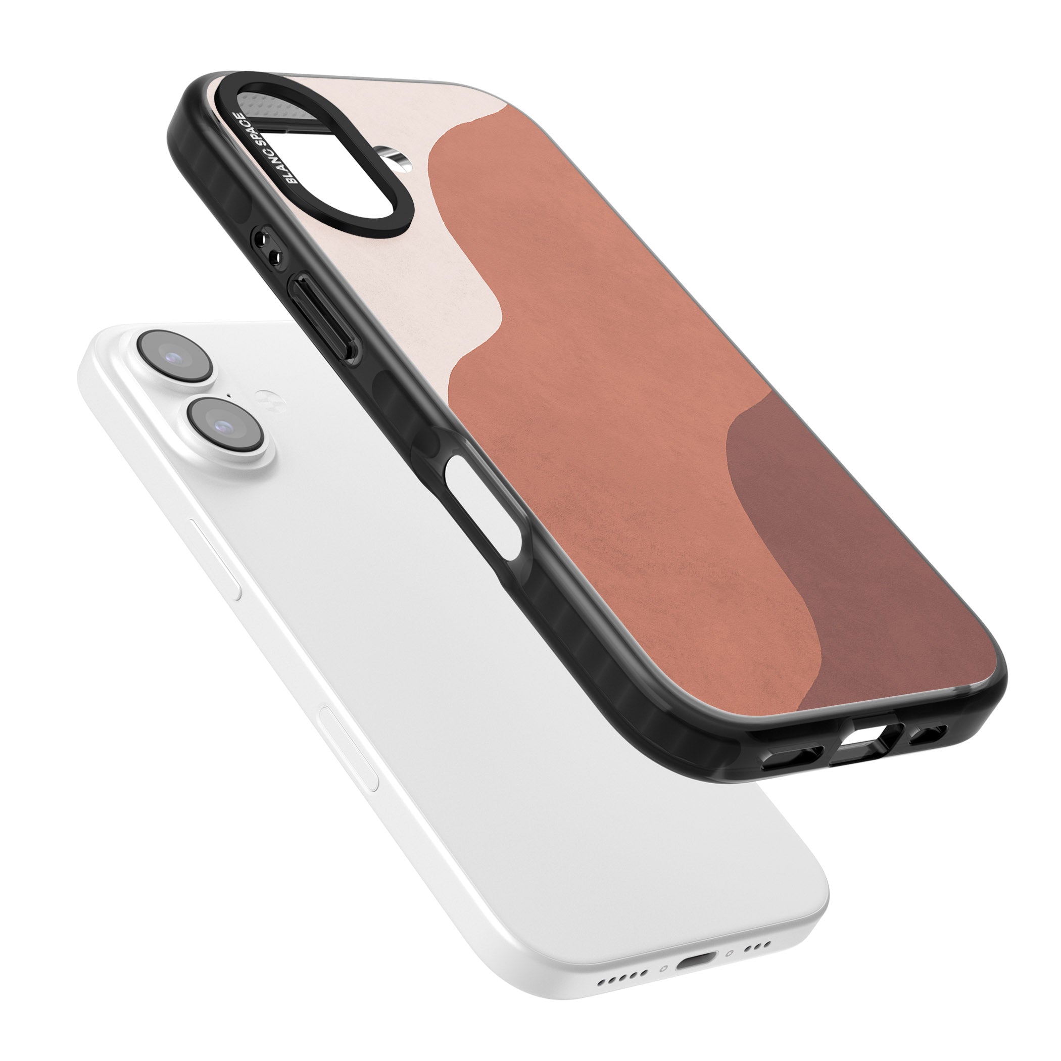 Lush Abstract Watercolour Design #3 iPhone 17 Impact Black Phone Case Colours