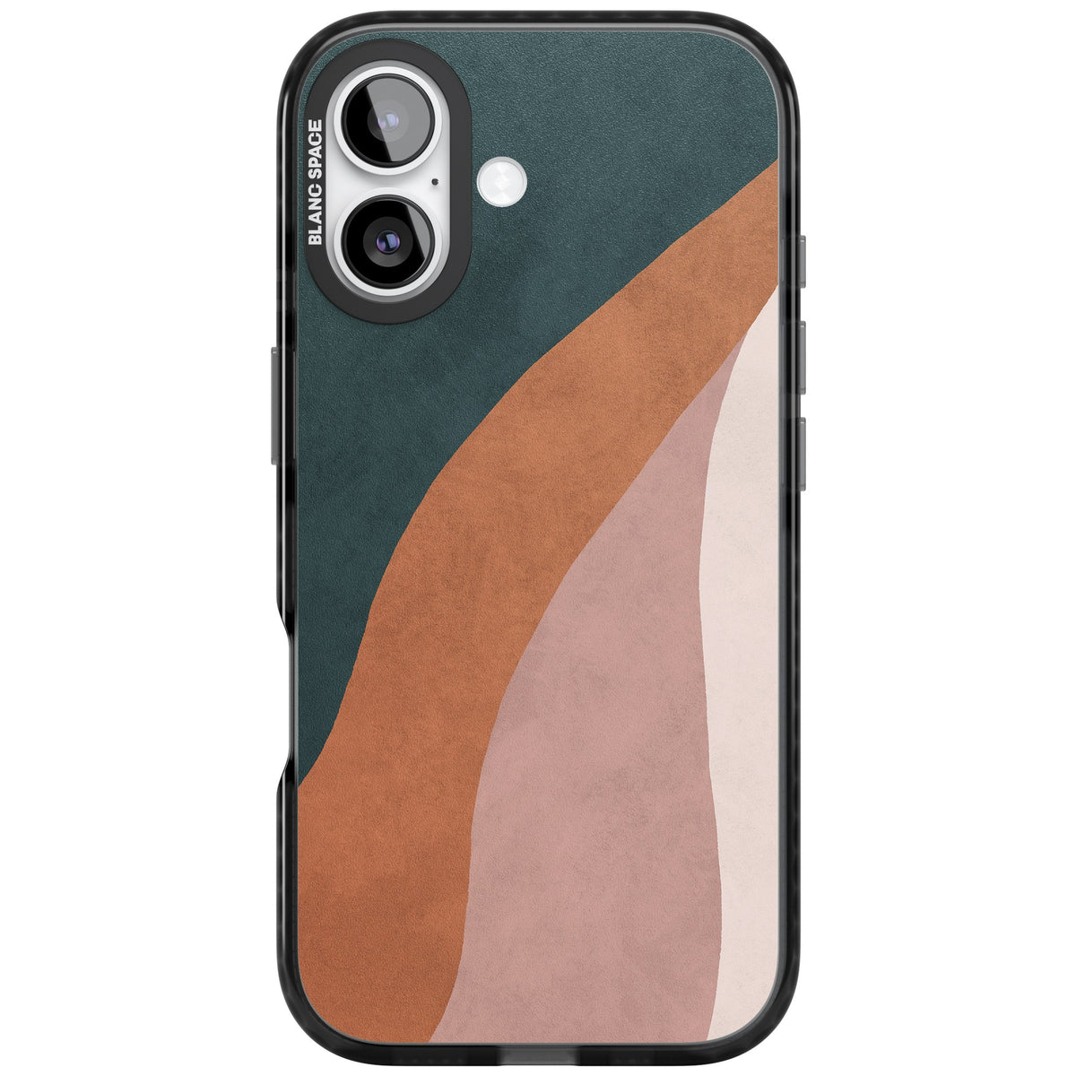 Earthwave Abstract iPhone 16 / iPhone 16 Plus / iPhone 17 Impact Black Phone Case front