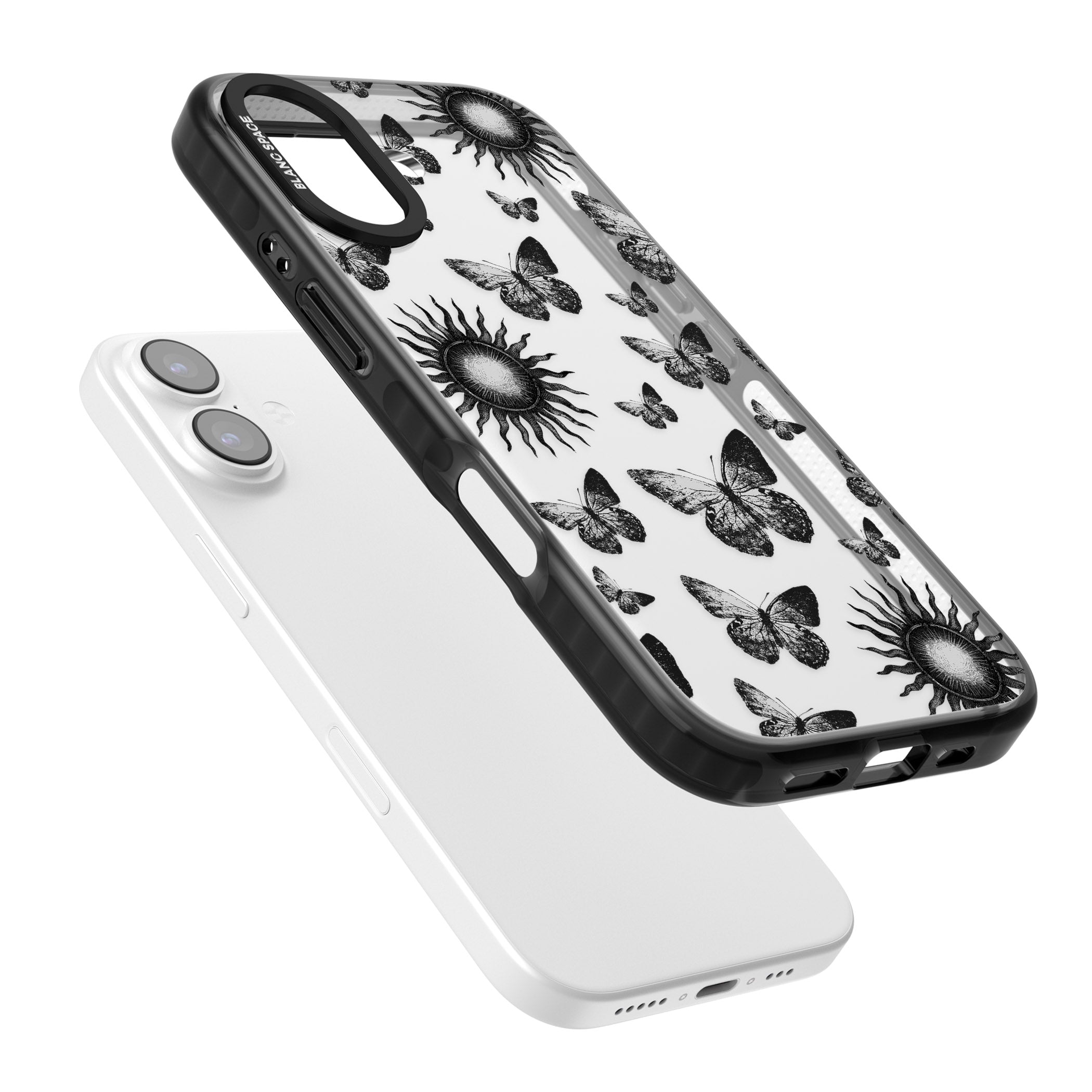 Butterflies Suns iPhone 17 Impact Black Phone Case Colours