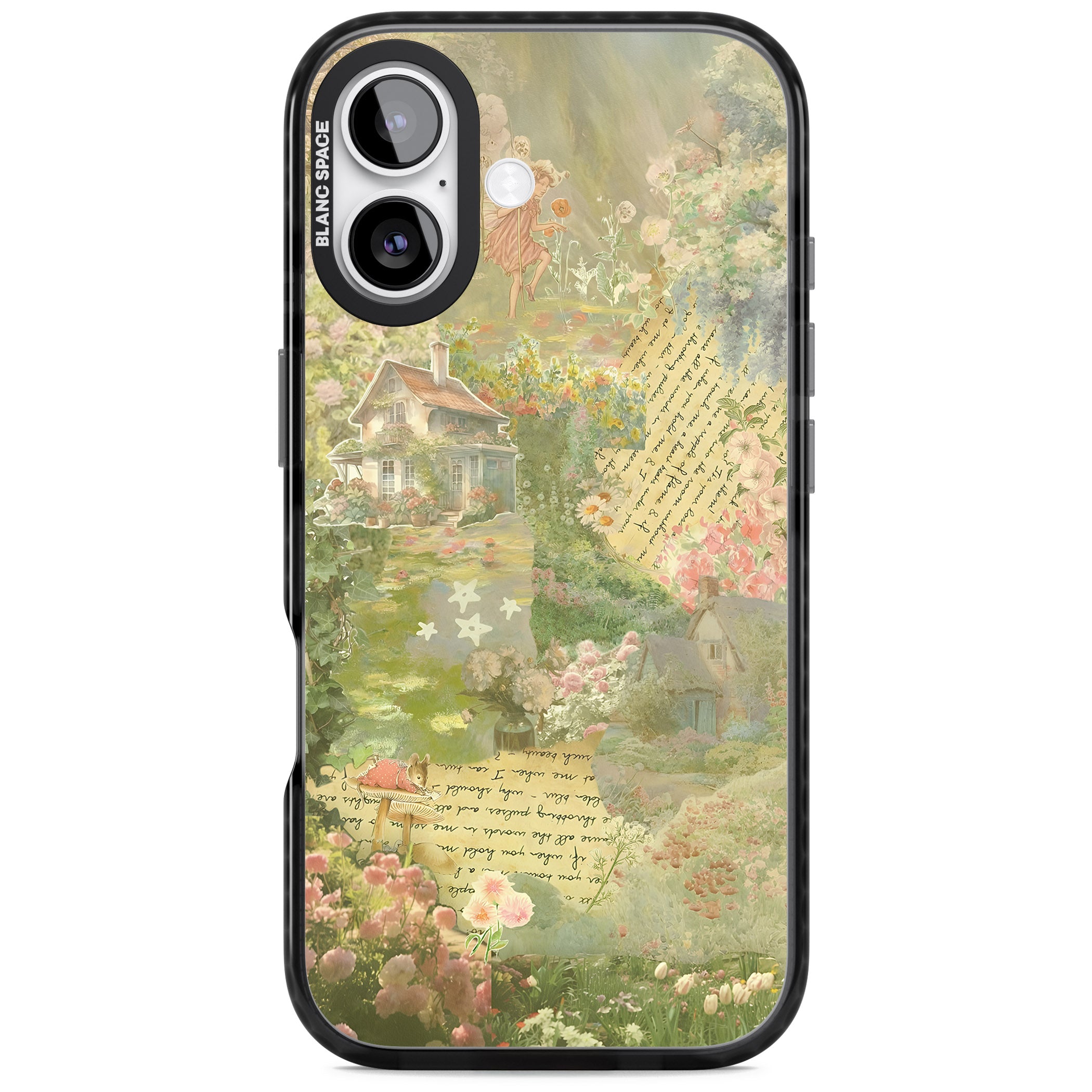 Soft Spring Collage iPhone 17 Impact Black Phone Case