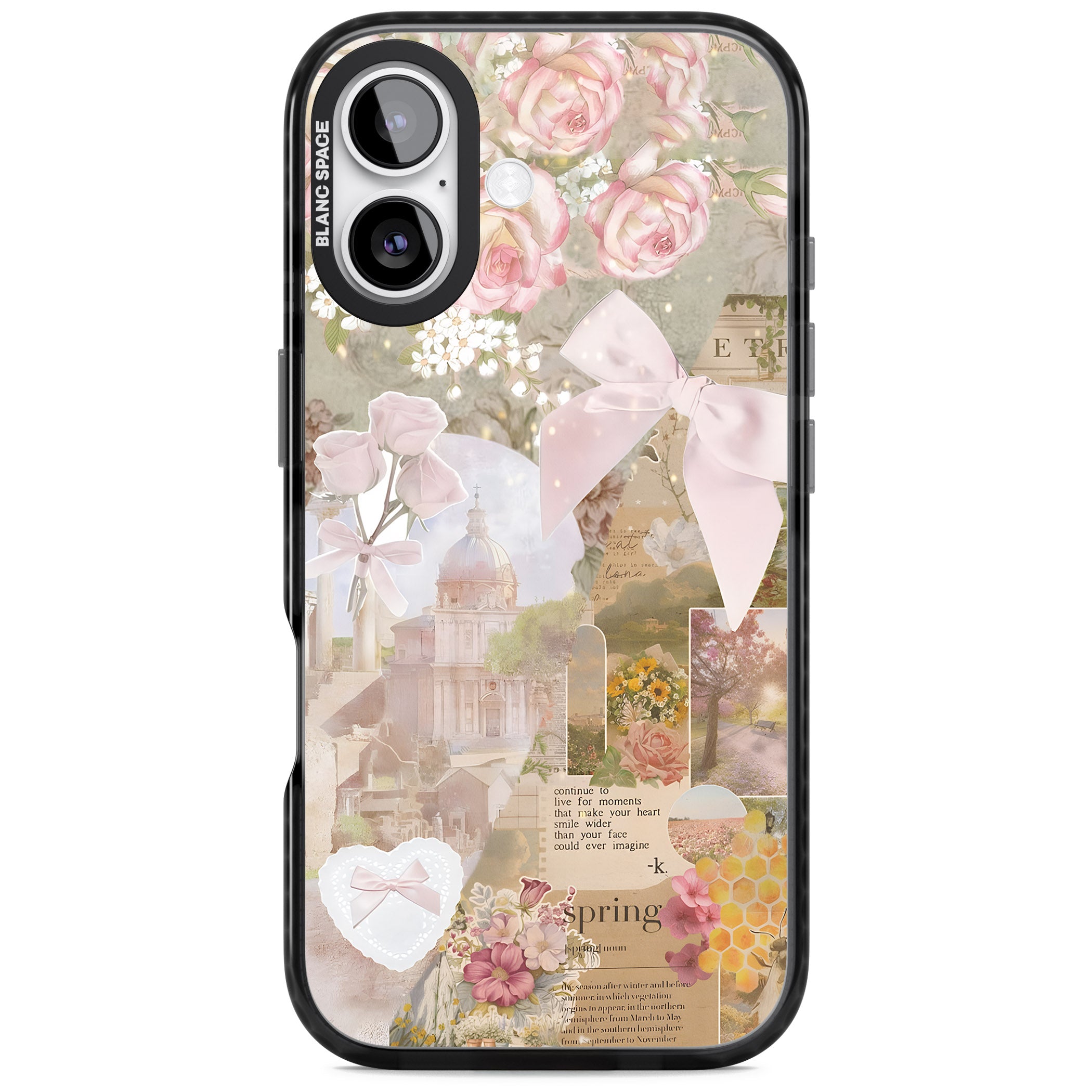 Coquette Collage iPhone 17 Impact Black Phone Case
