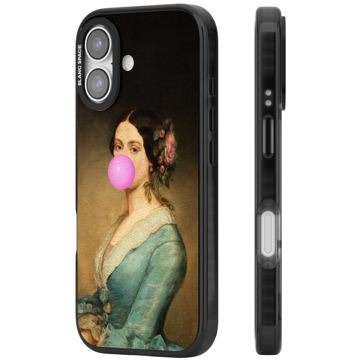 Duchess Bubble iPhone 16 / iPhone 16 Plus / iPhone 17 Impact Black Phone Case side