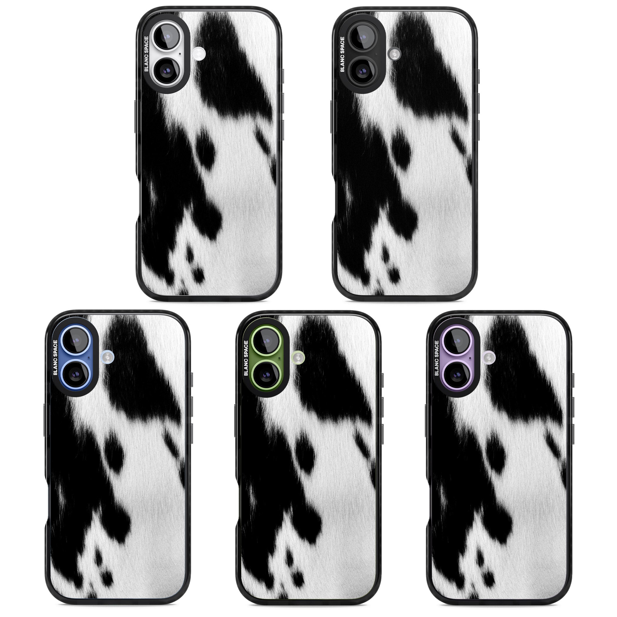 Designer Fashion Cowhide iPhone 17 Impact Black Phone Case APT Impact Protection