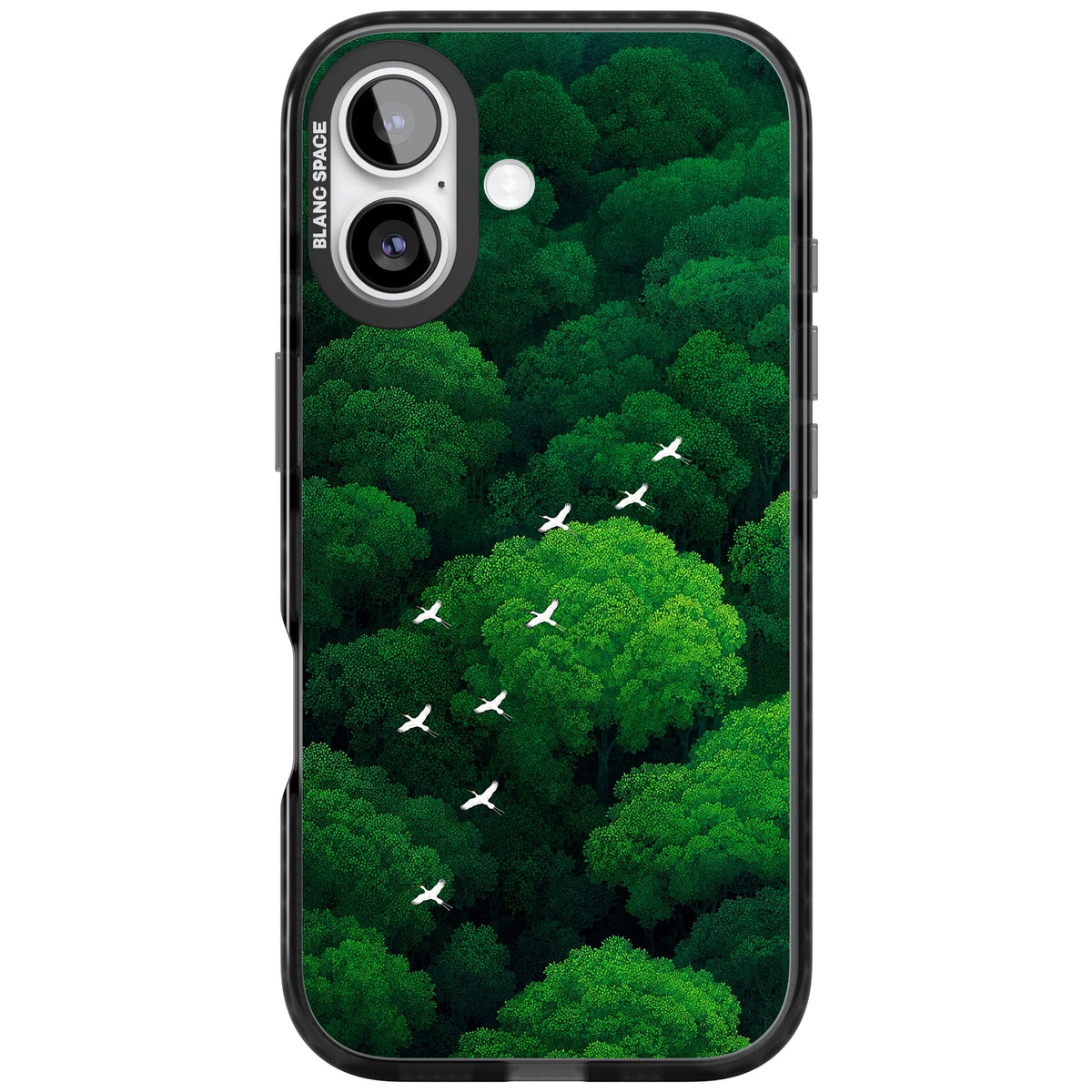 Grove Migration iPhone 16 / iPhone 16 Plus / iPhone 17 Impact Black Phone Case front