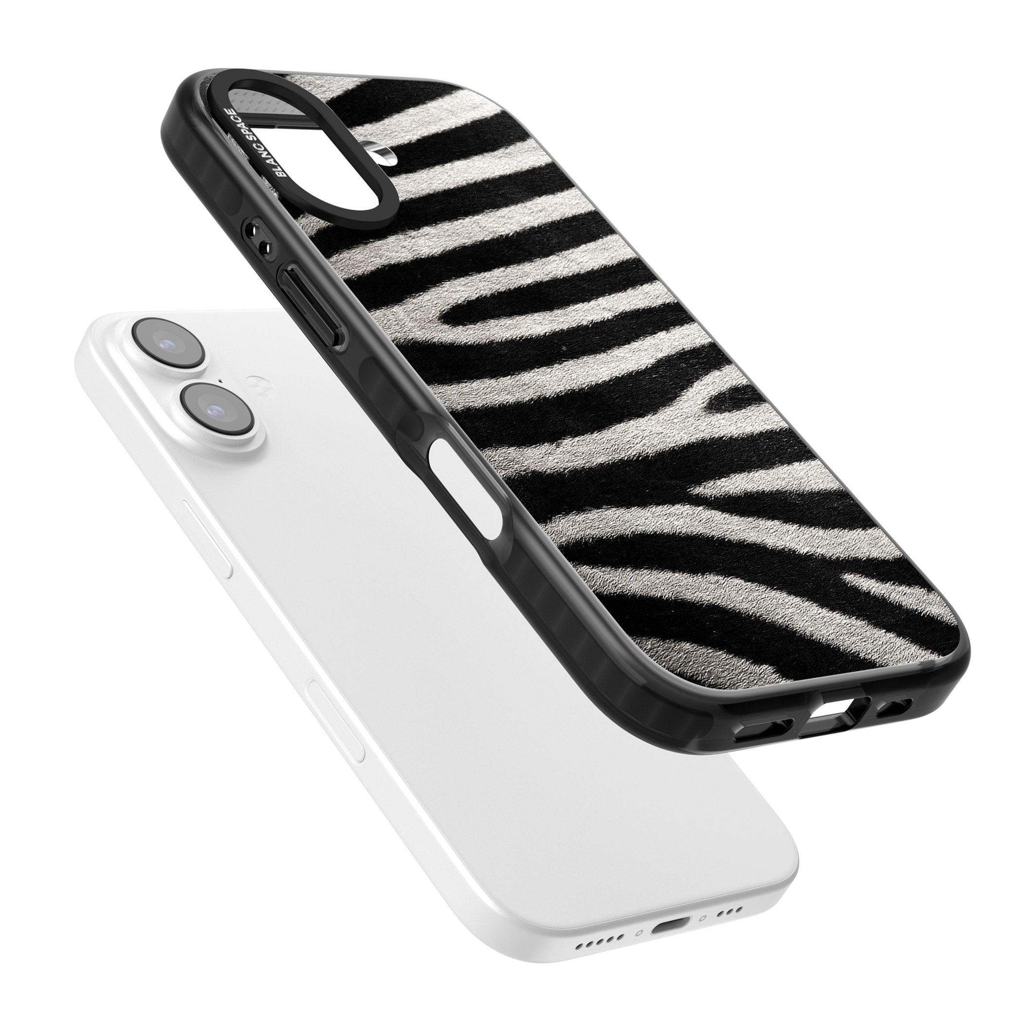 Zebra Print iPhone 17 Impact Black Phone Case Colours
