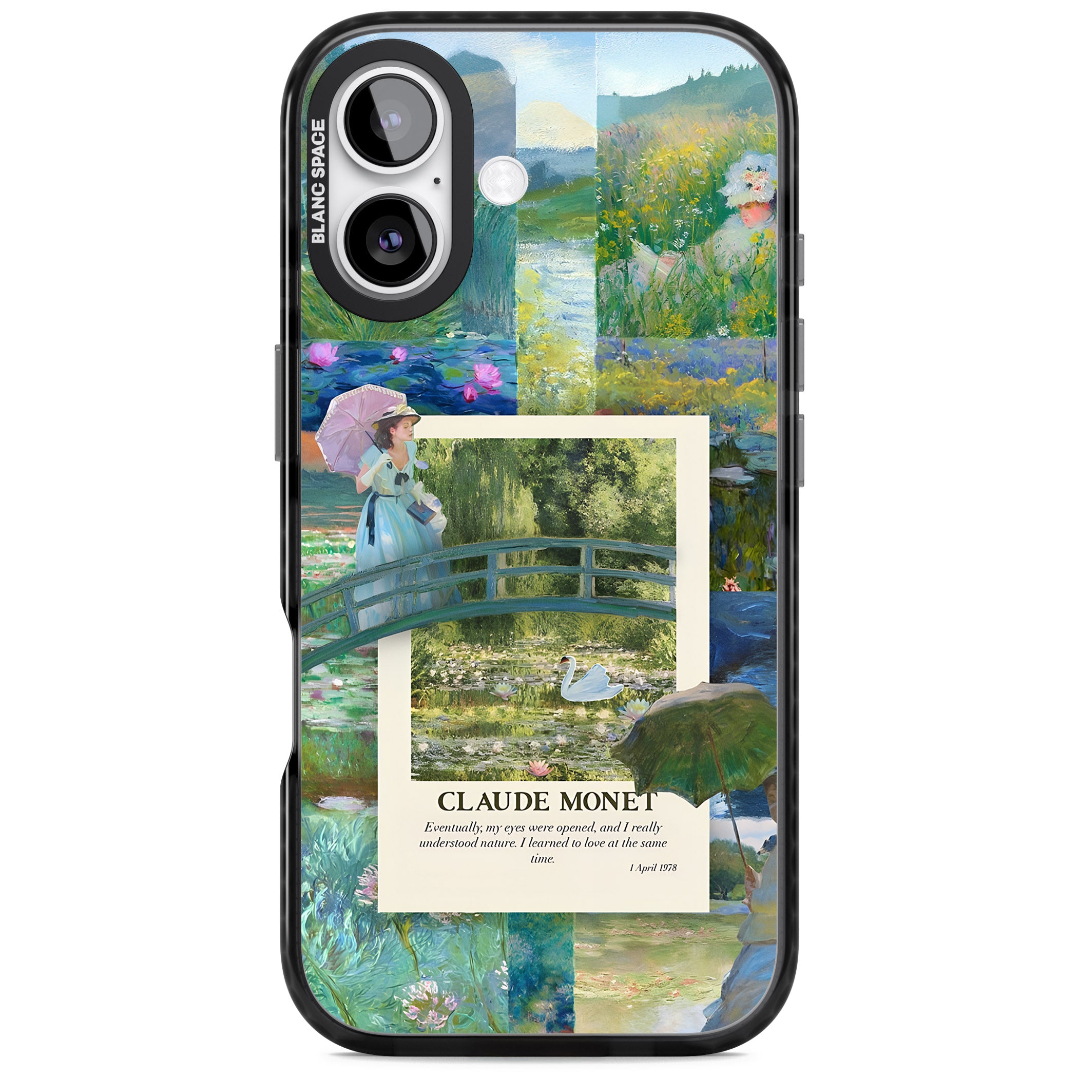 Monet Gardens iPhone 17 Impact Black Phone Case