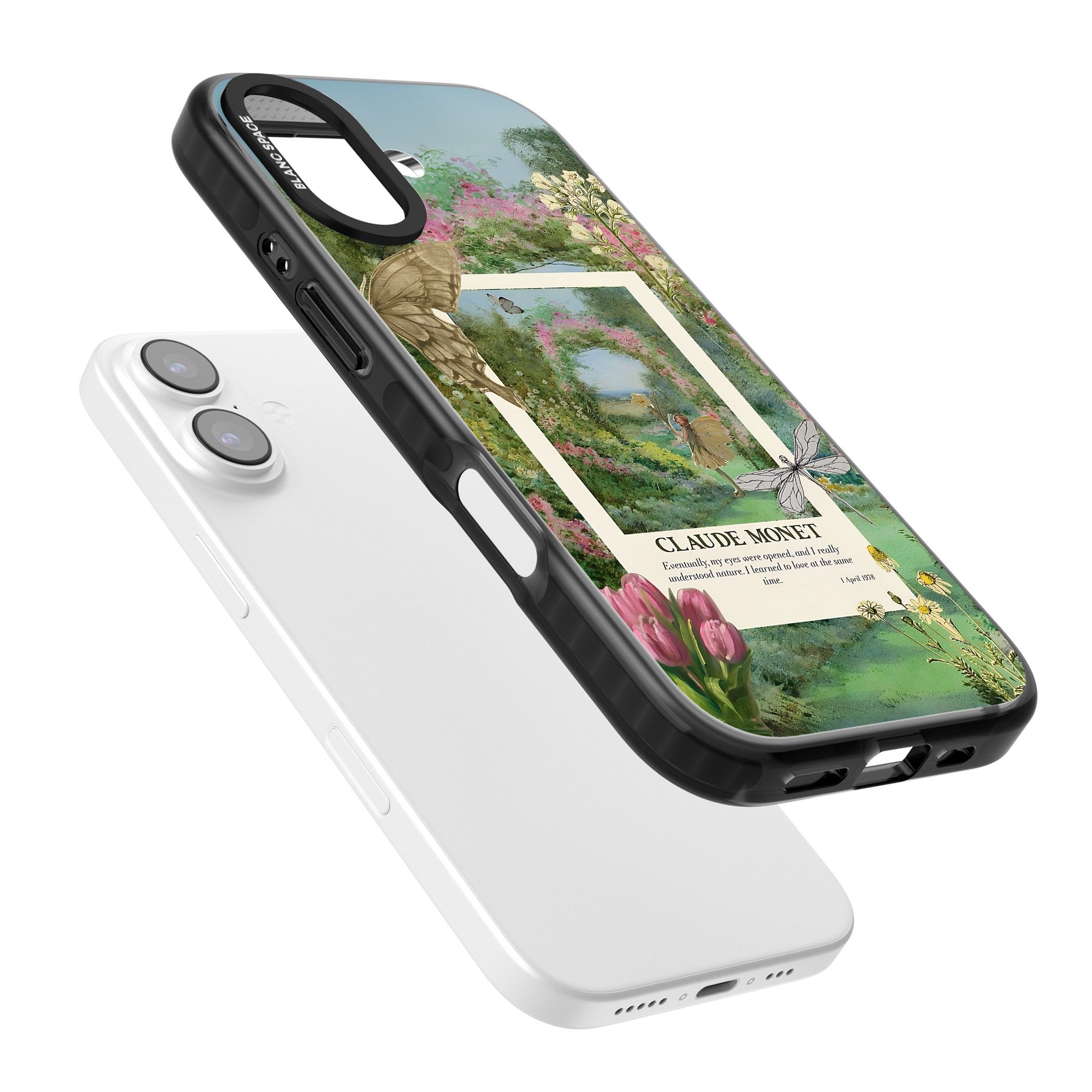 Monet Fairy Garden iPhone 17 Impact Black Phone Case Colours