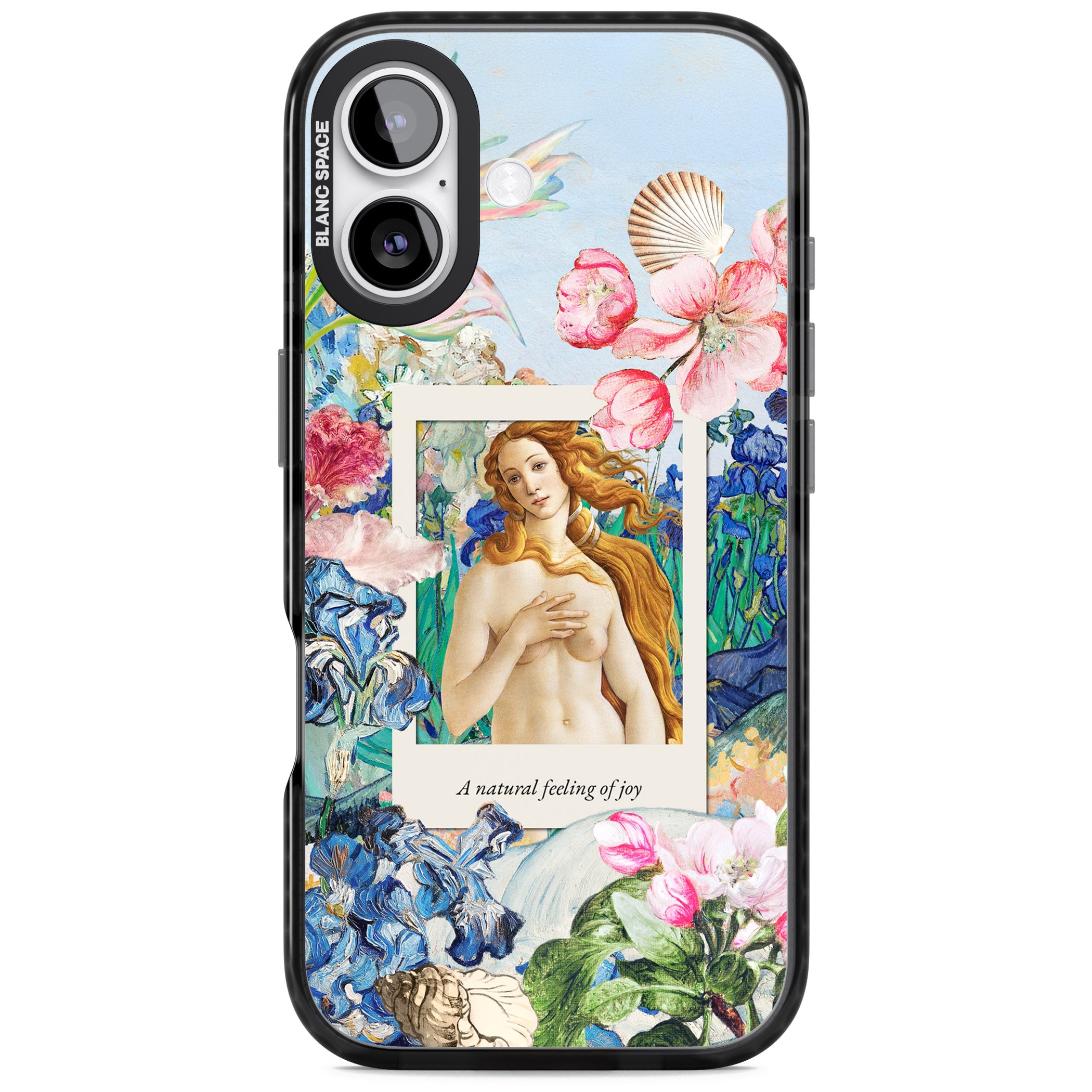 Botticelli Venus iPhone 17 Impact Black Phone Case