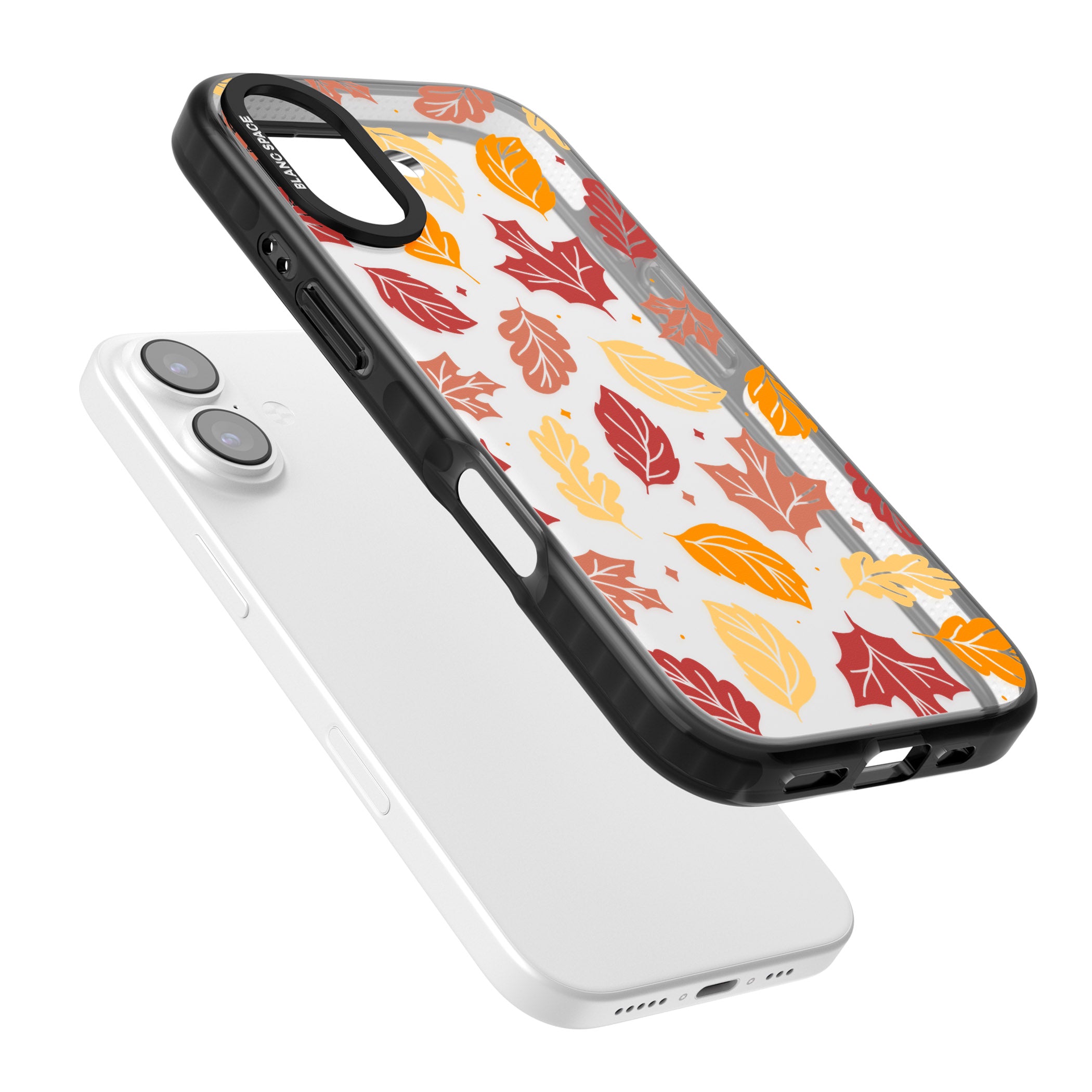 Autumn Leaves iPhone 17 Impact Black Phone Case Colours