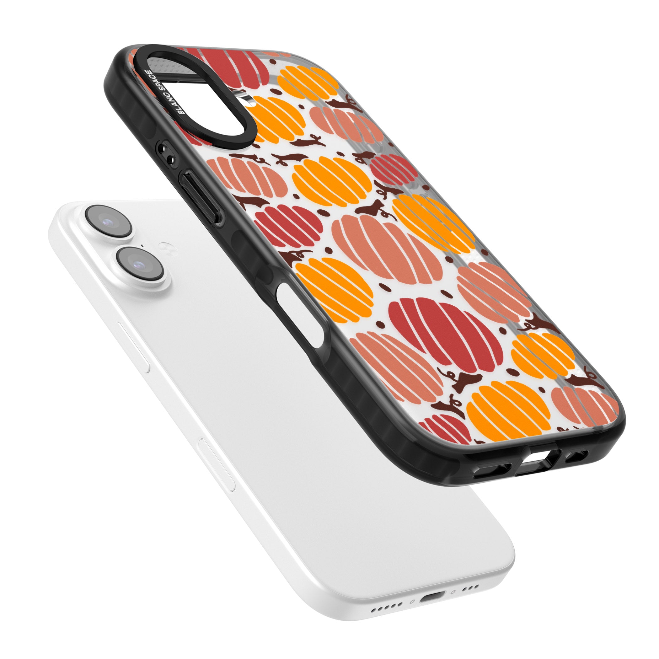 Autumn Pumpkin Patch iPhone 17 Impact Black Phone Case Colours