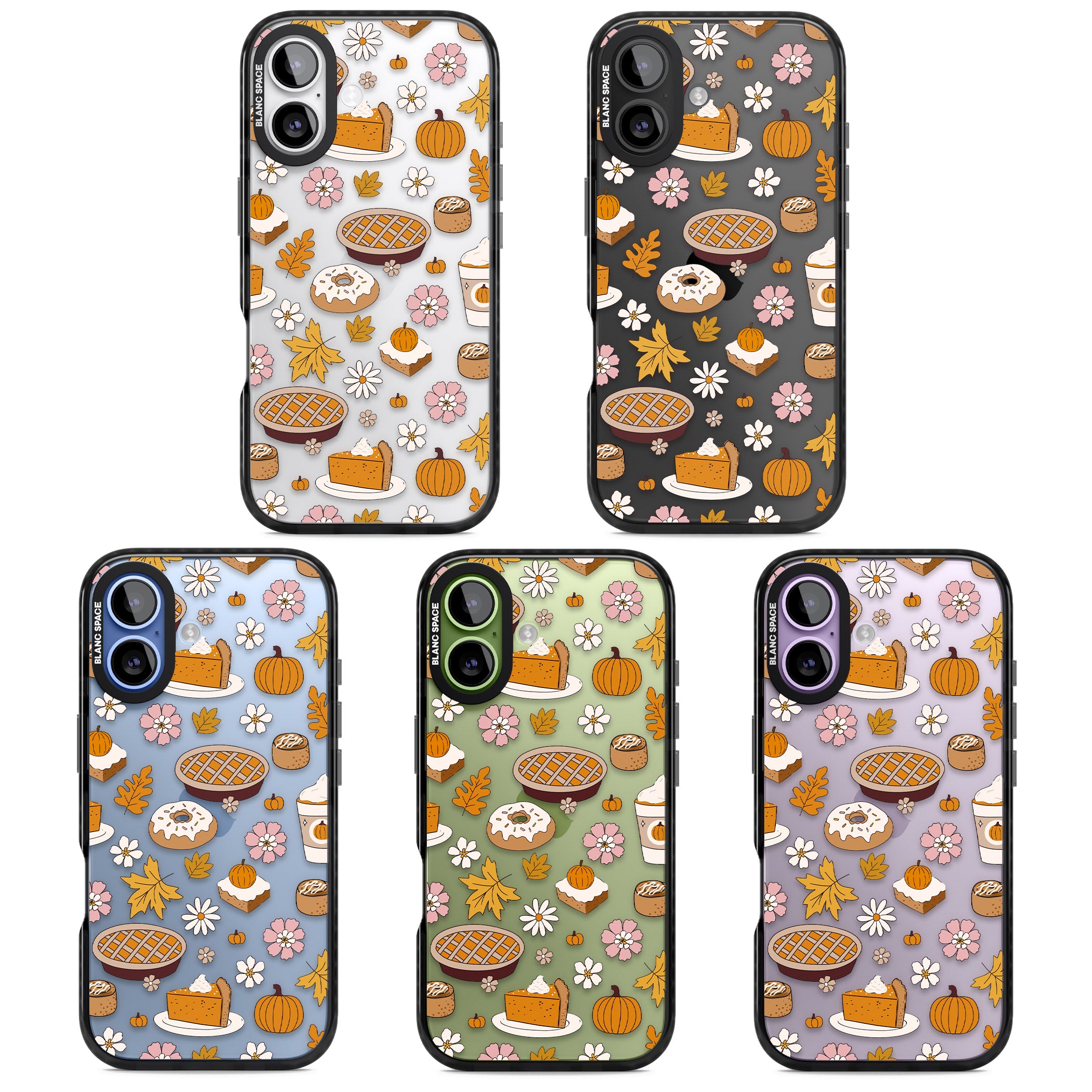 Pumpkin Pie Autumn Treats iPhone 17 Impact Black Phone Case APT Impact Protection