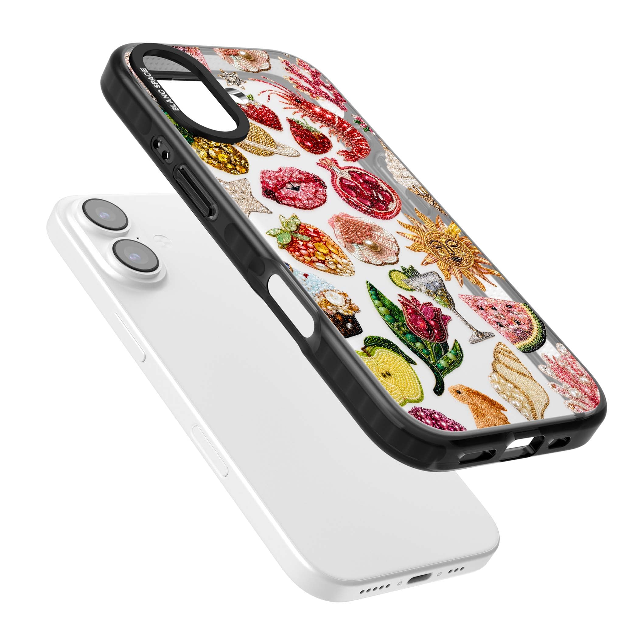 Beaded Riviera coquette iPhone case | Clear Impact case for iPhone 17
