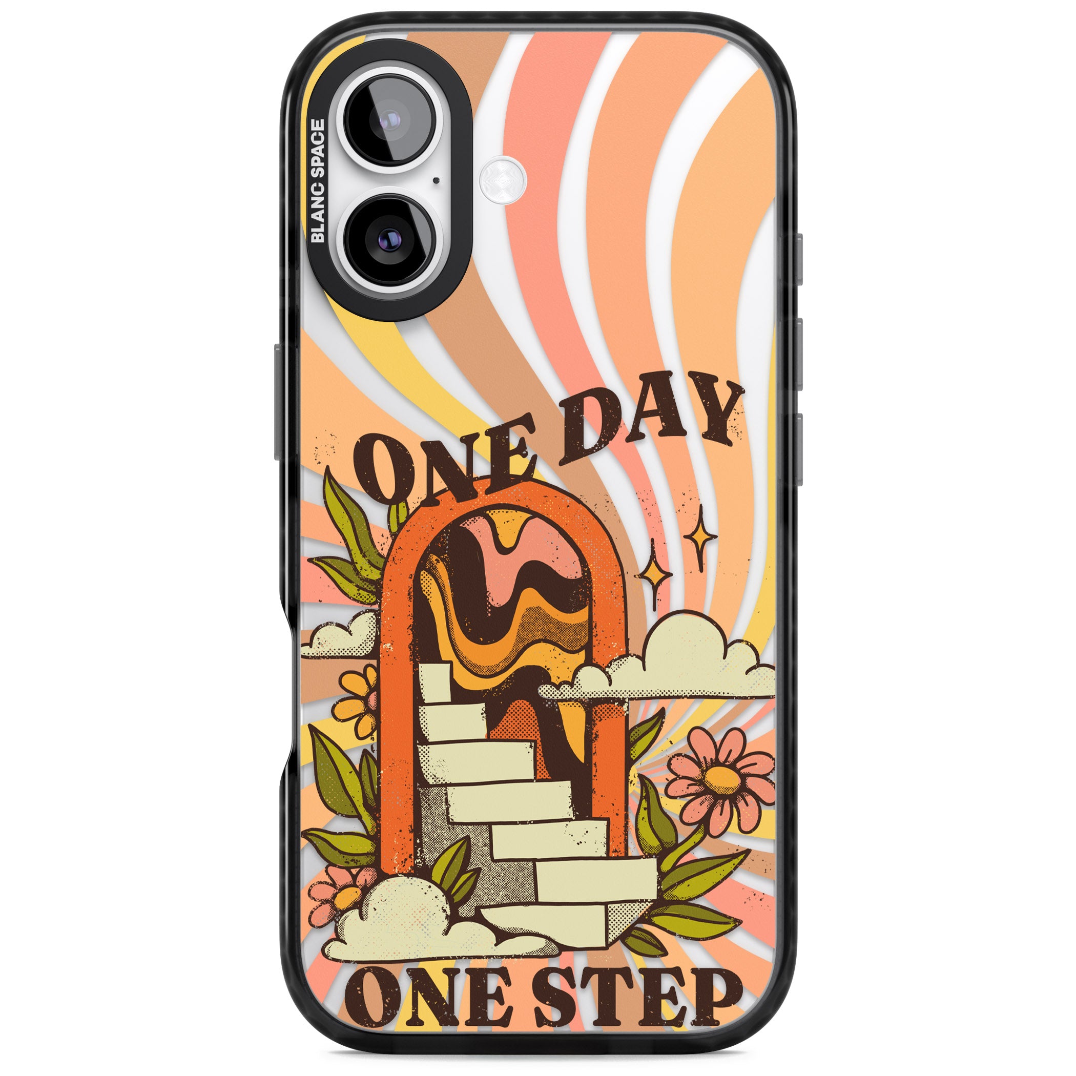 One Day One Step iPhone 17 Impact Black Phone Case