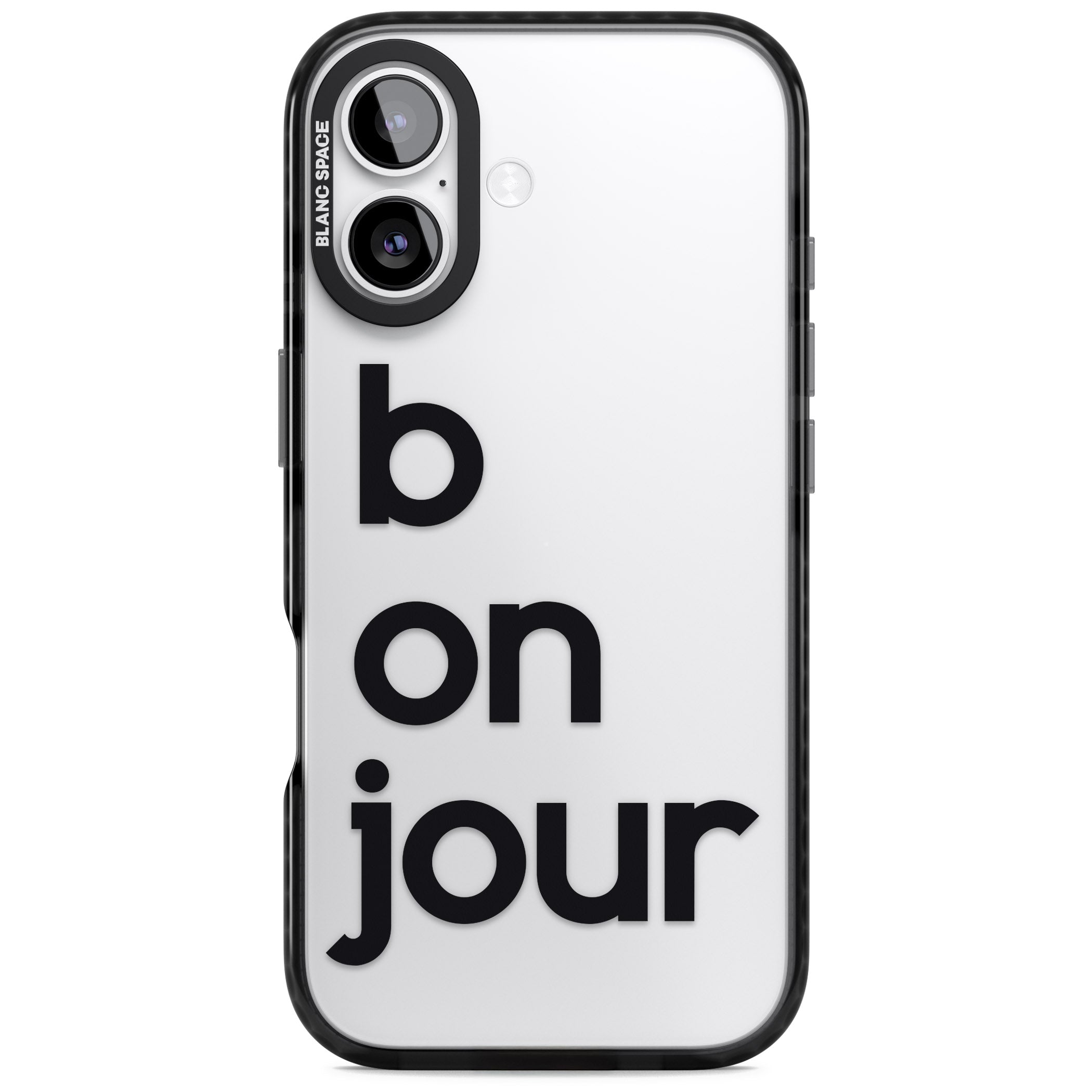 Bonjour iPhone 17 Impact Black Phone Case