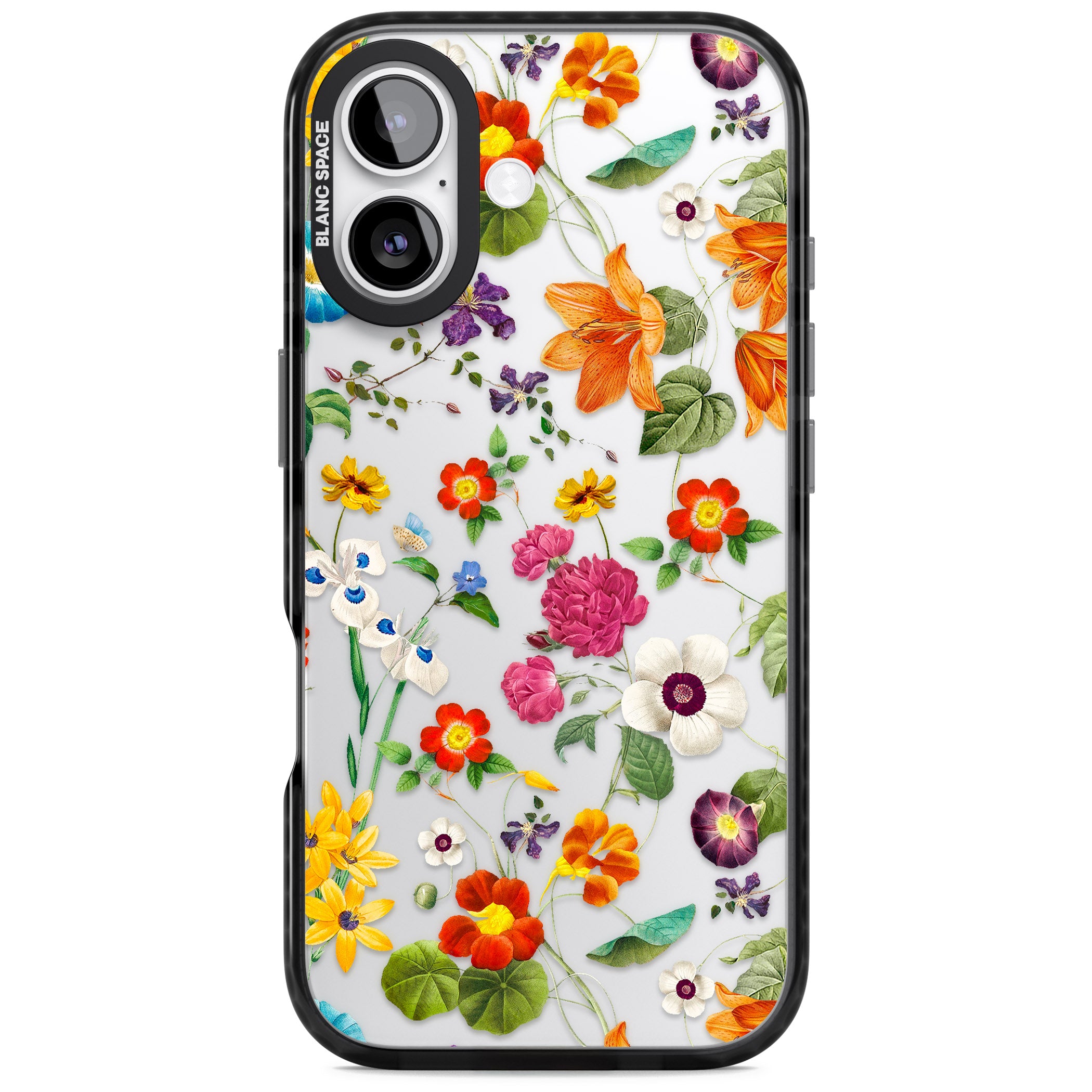 Whimsical Wildflowers iPhone 17 Impact Black Phone Case