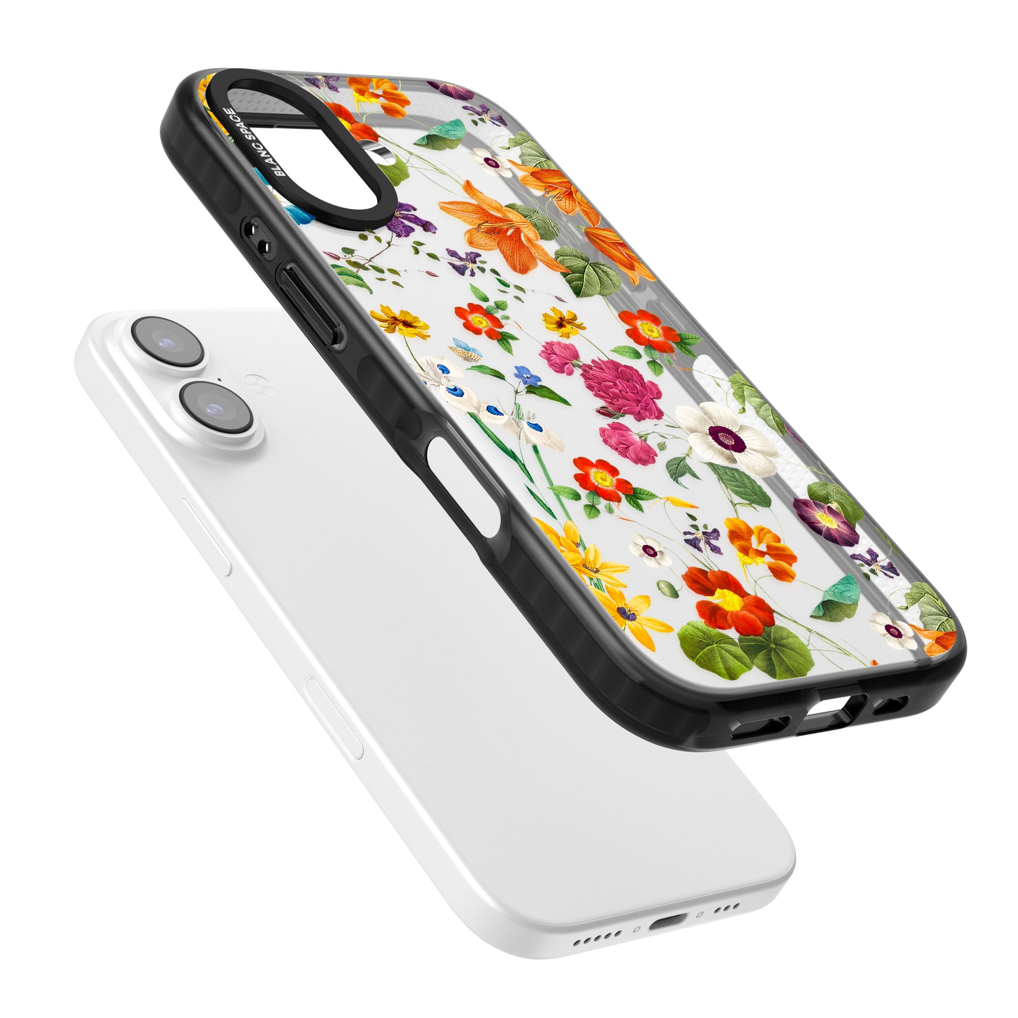 Whimsical Wildflowers iPhone 17 Impact Black Phone Case Colours