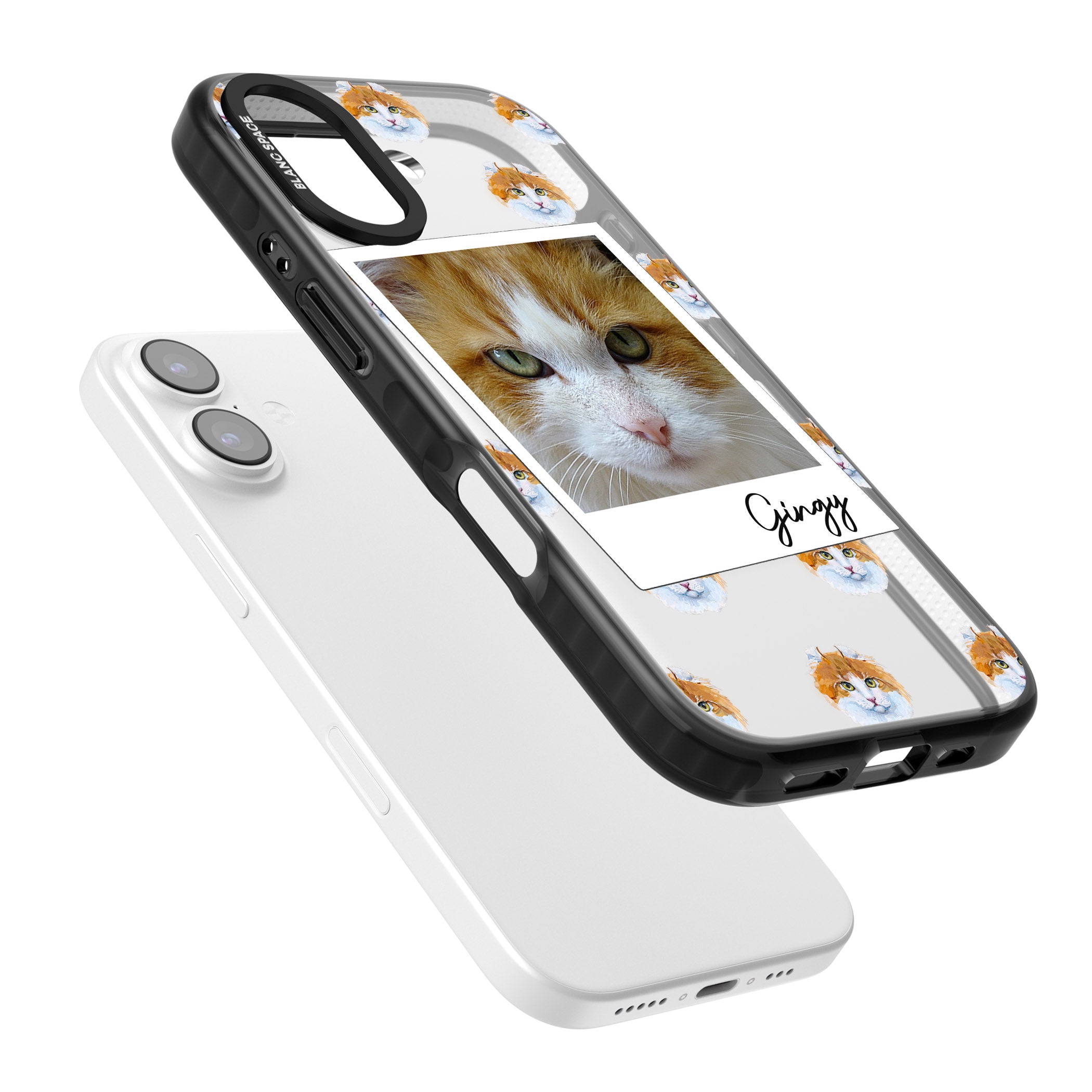 Personalised American Curl Photo iPhone 17 Impact Black Phone Case Colours