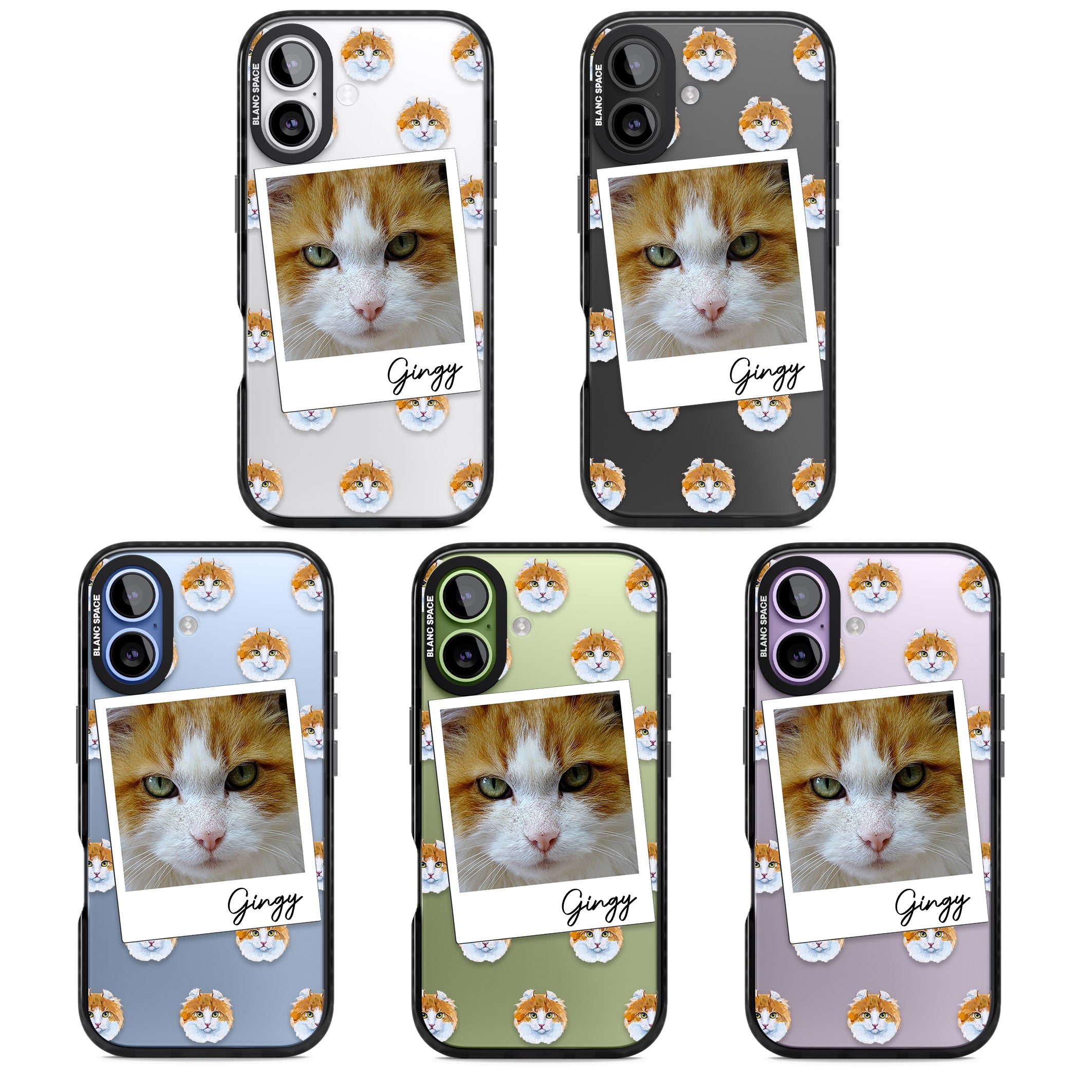 Personalised American Curl Photo iPhone 17 Impact Black Phone Case APT Impact Protection