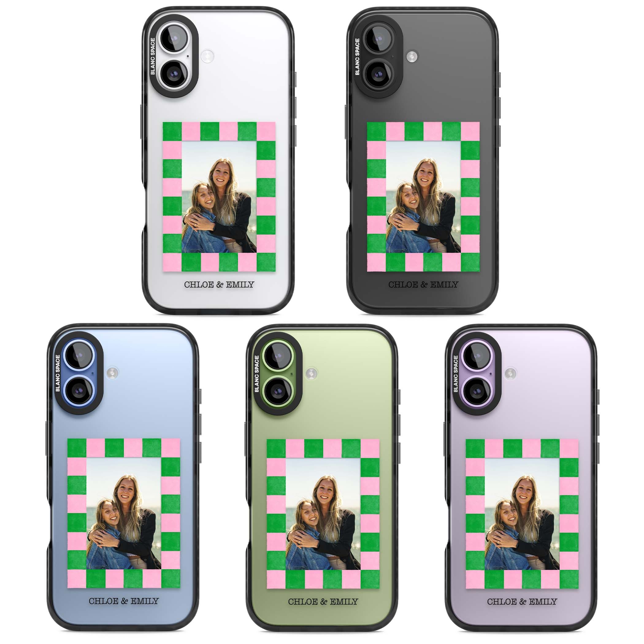 Personalised Riviera Check Photo