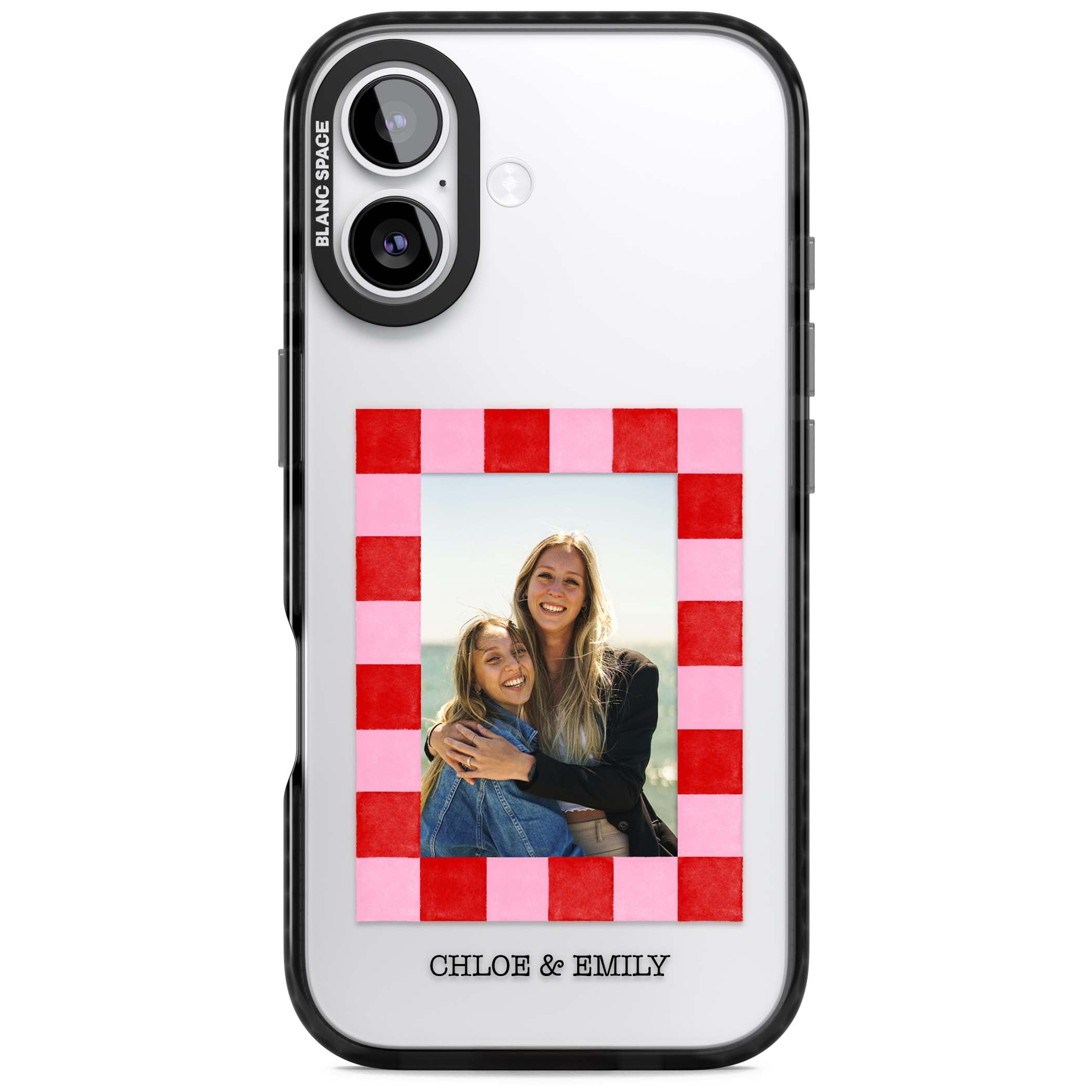 Personalised Bubblegum Check Photo