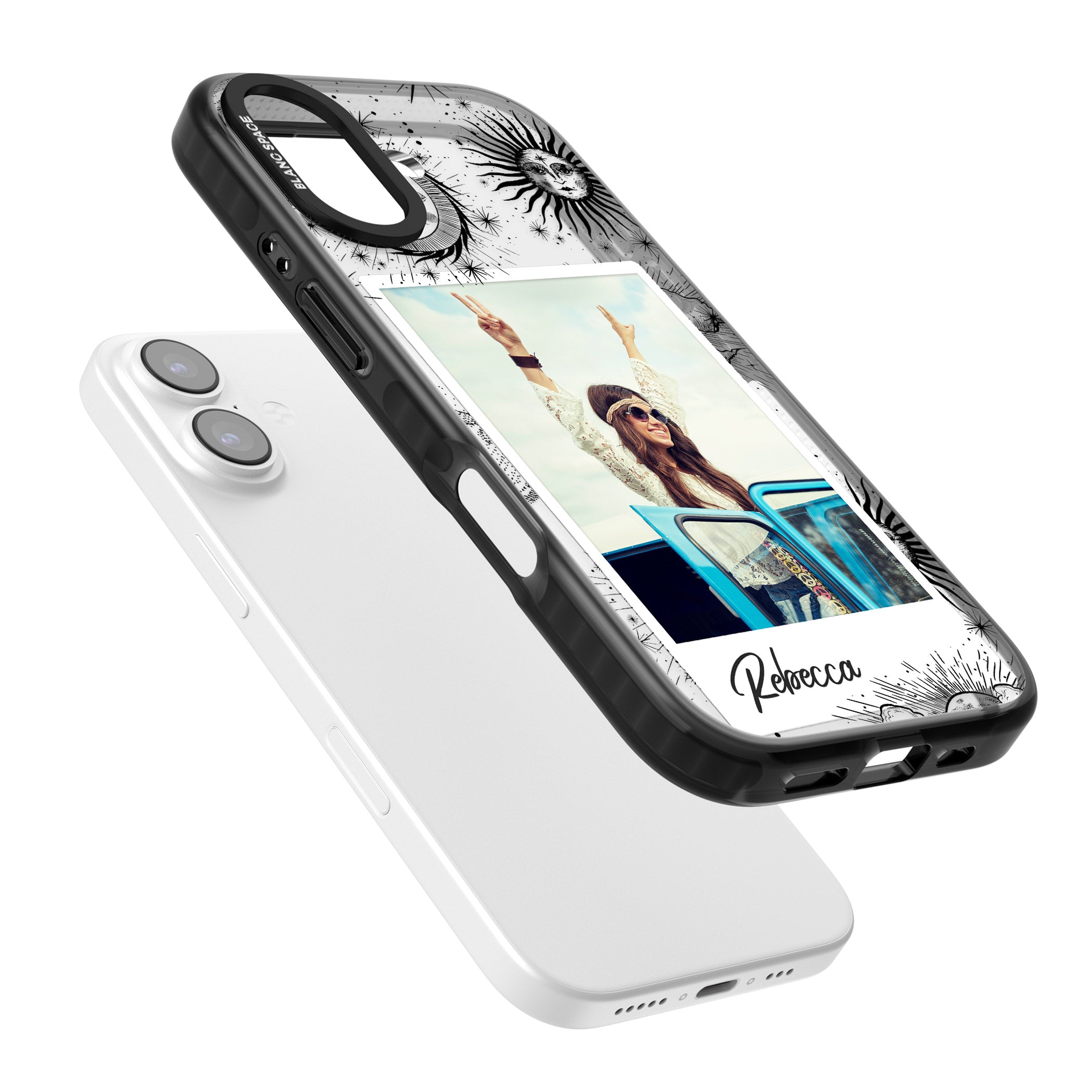 Personalised Astrology Instant Photo iPhone 17 Impact Black Phone Case Colours