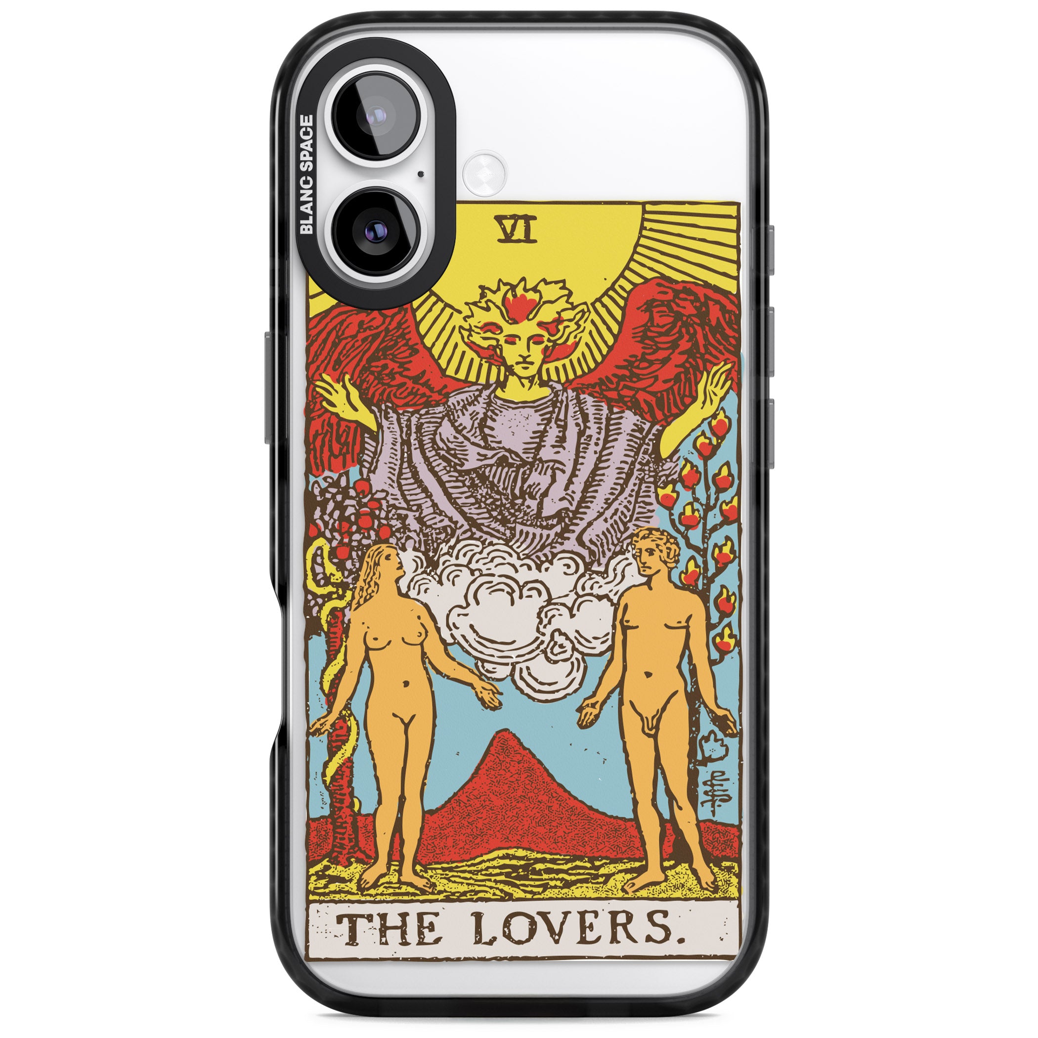 Personalised The Lovers Tarot Card (Color) iPhone 17 Impact Black Phone Case