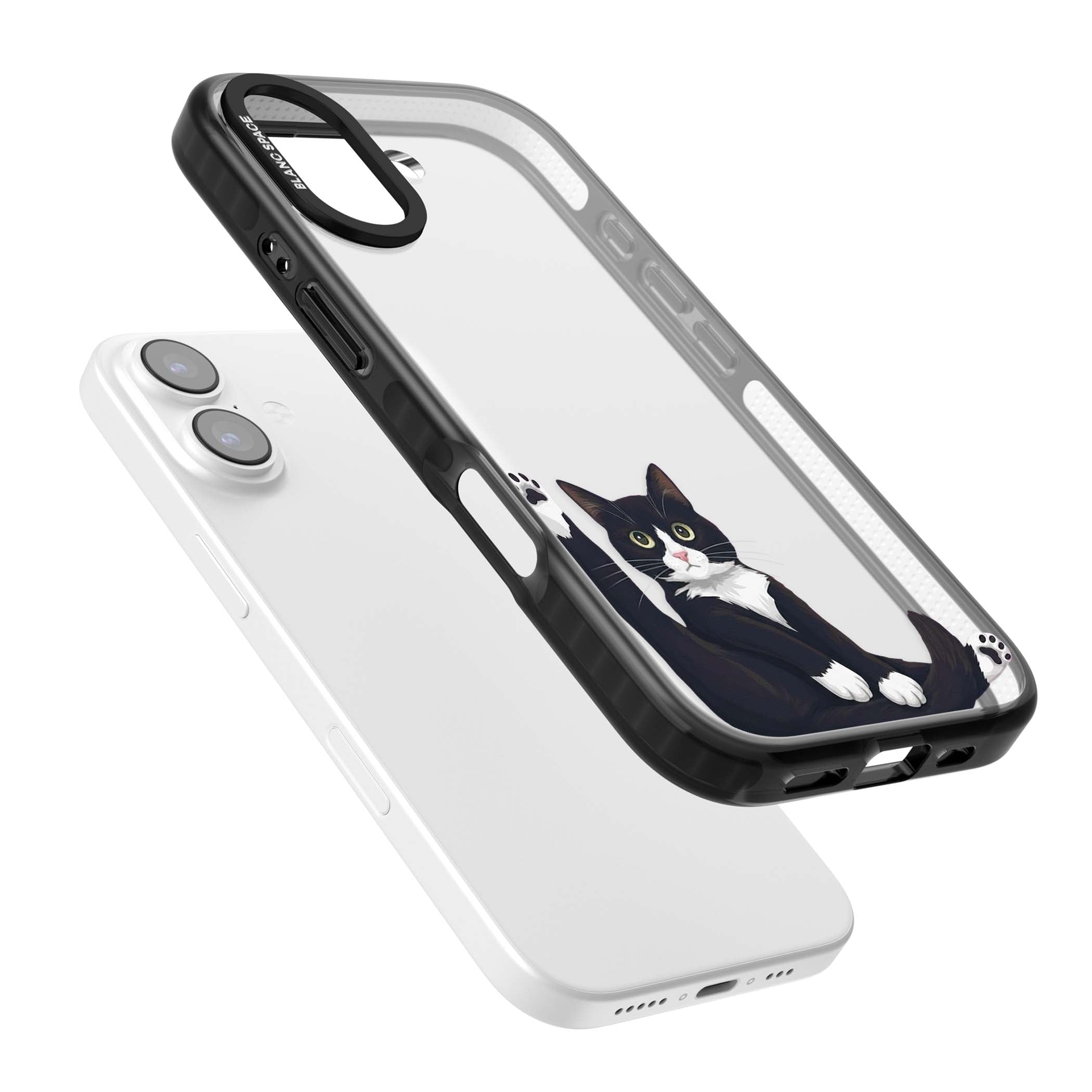 Mid-Groom Cat animals iPhone case | Clear Impact case for iPhone 17