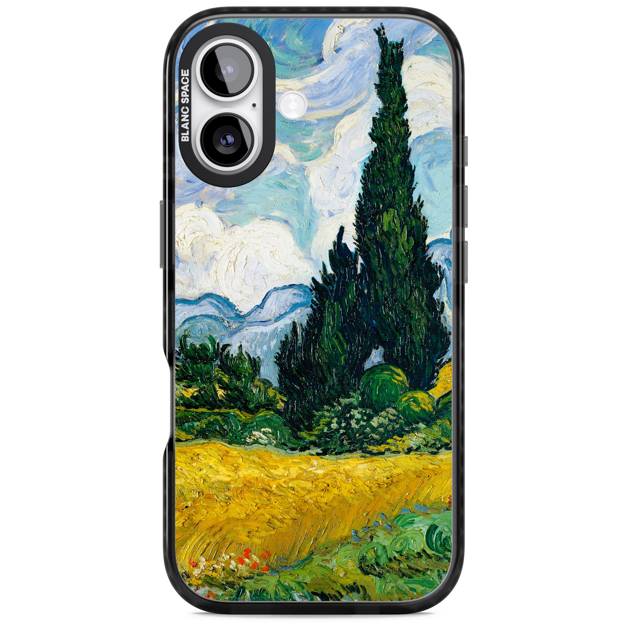 Wheat Field With Cypresses By Vincent Van Gogh iPhone 17 Impact Black Phone Case