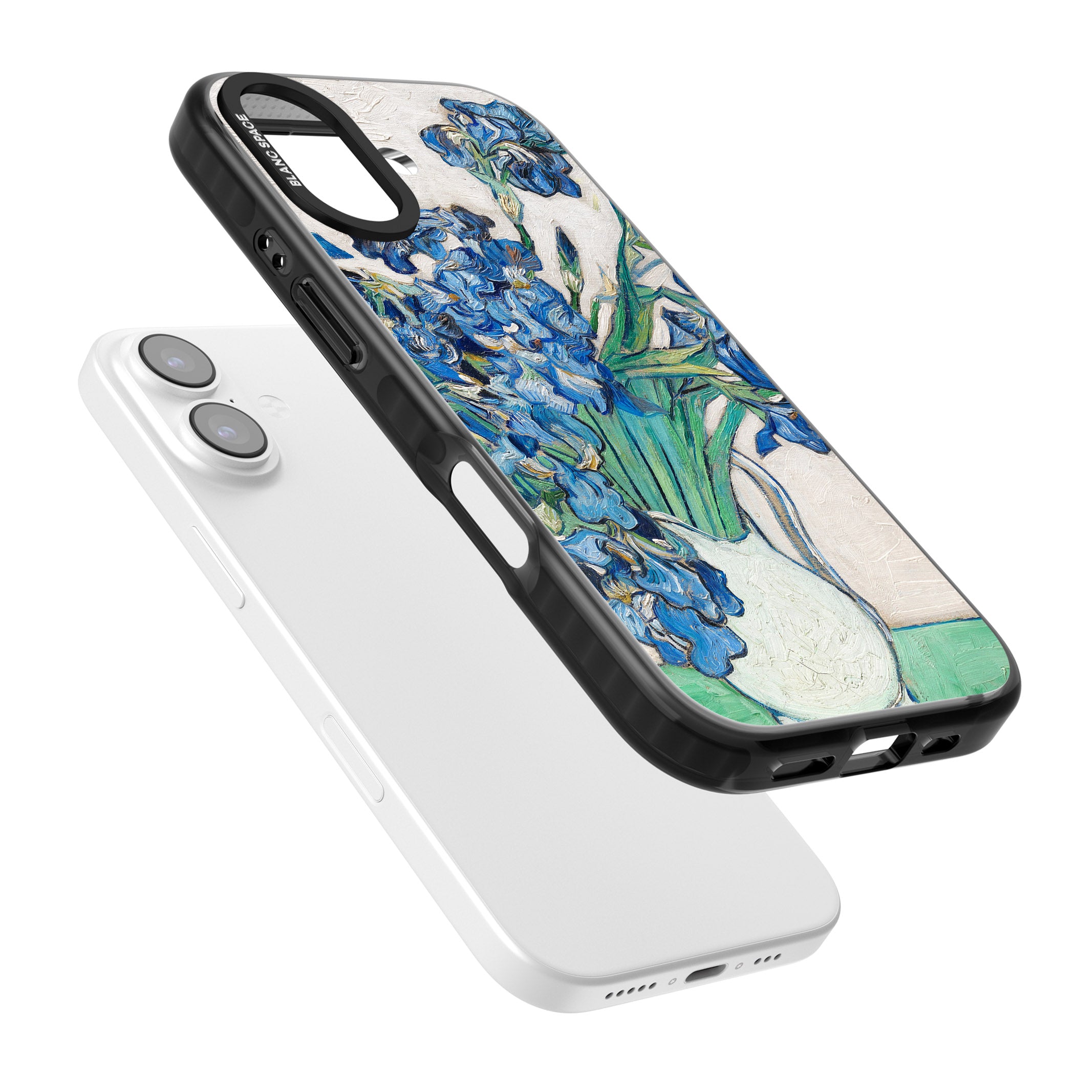 Irises By Vincent Van Gogh iPhone 17 Impact Black Phone Case Colours
