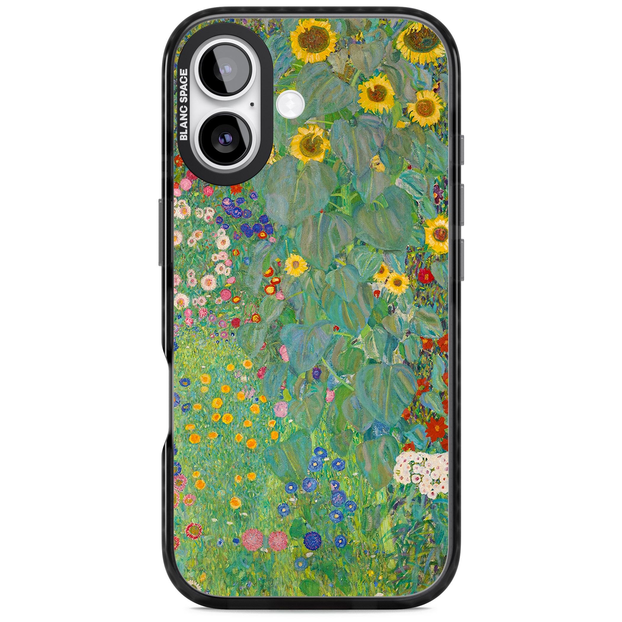 Farm Garden With Sunflowers iPhone 17 Impact Black Phone Case