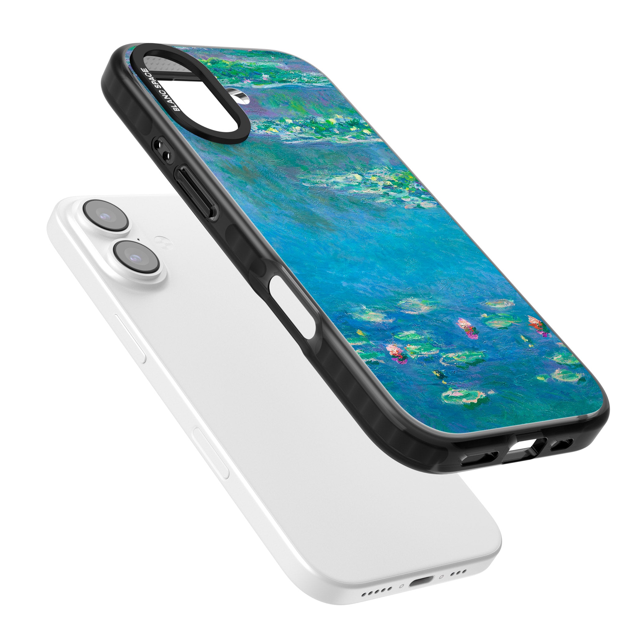 Water Lilies iPhone 17 Impact Black Phone Case Colours