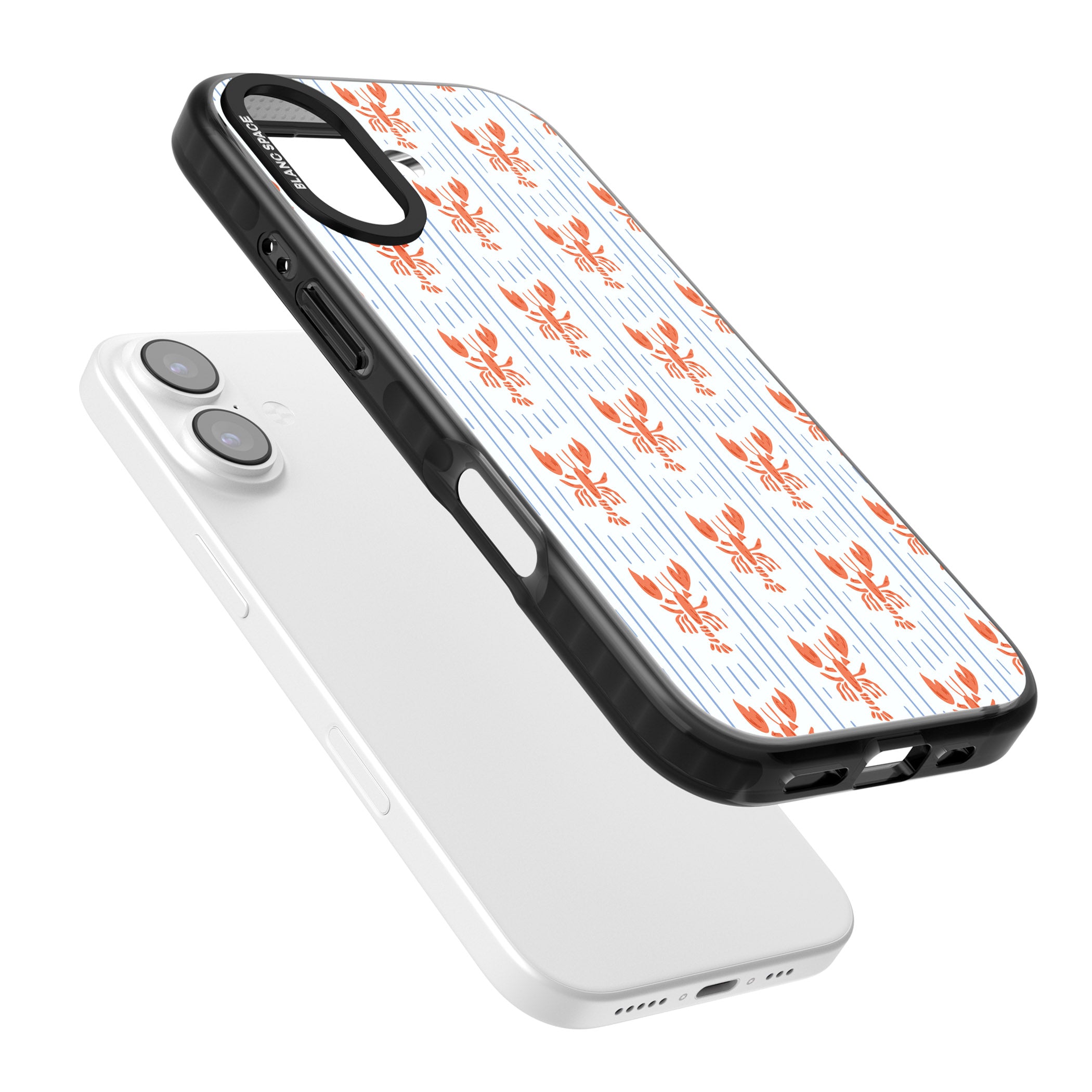 Lobster Stripes iPhone 17 Impact Black Phone Case Colours