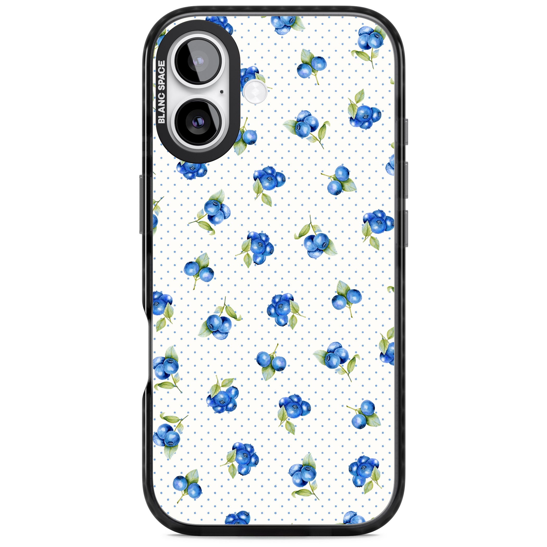 Blueberry Picnic iPhone 17 Impact Black Phone Case