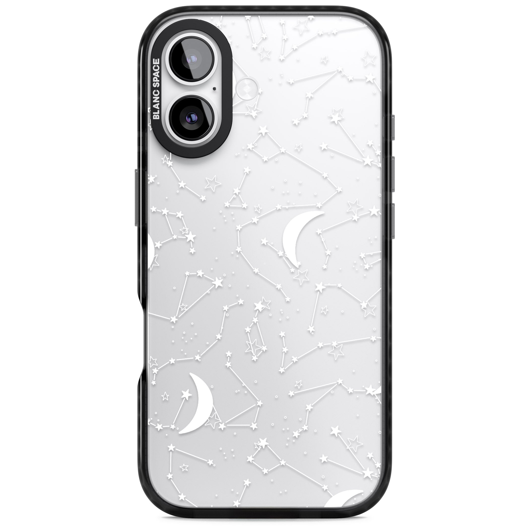White Constellations iPhone 17 Impact Black Phone Case