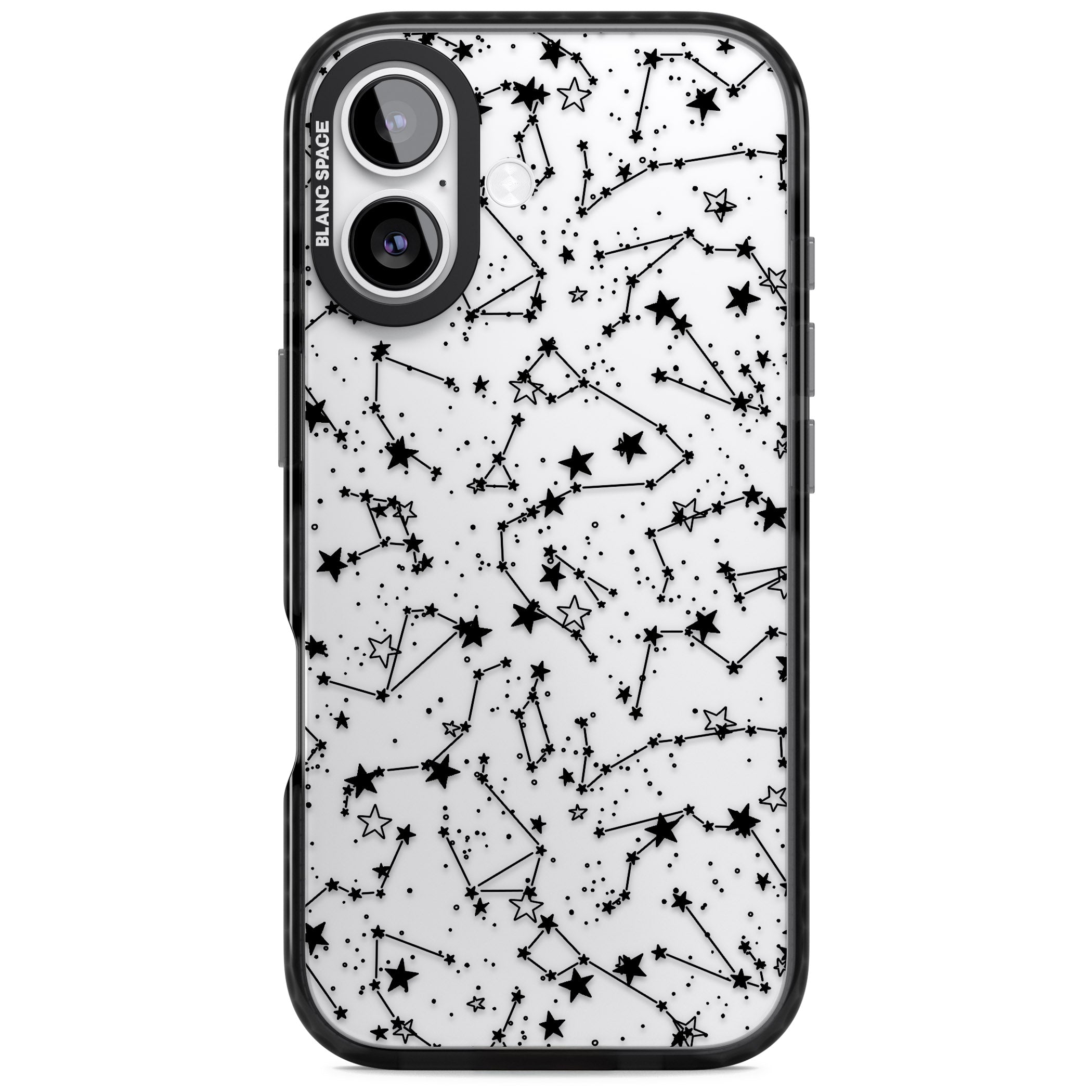 Midnight Constellations iPhone 17 Impact Black Phone Case