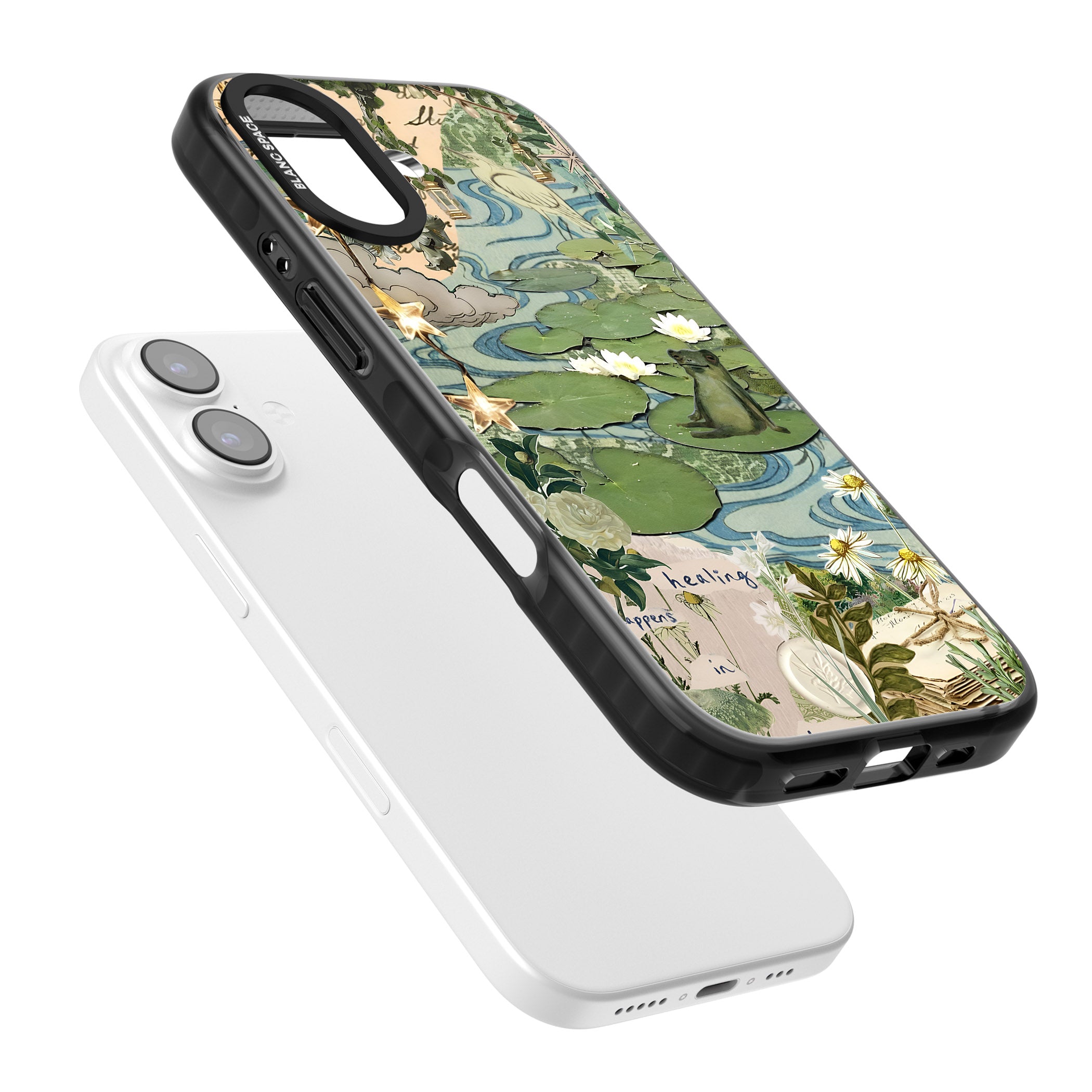 Lily Pad River iPhone 17 Impact Black Phone Case Colours