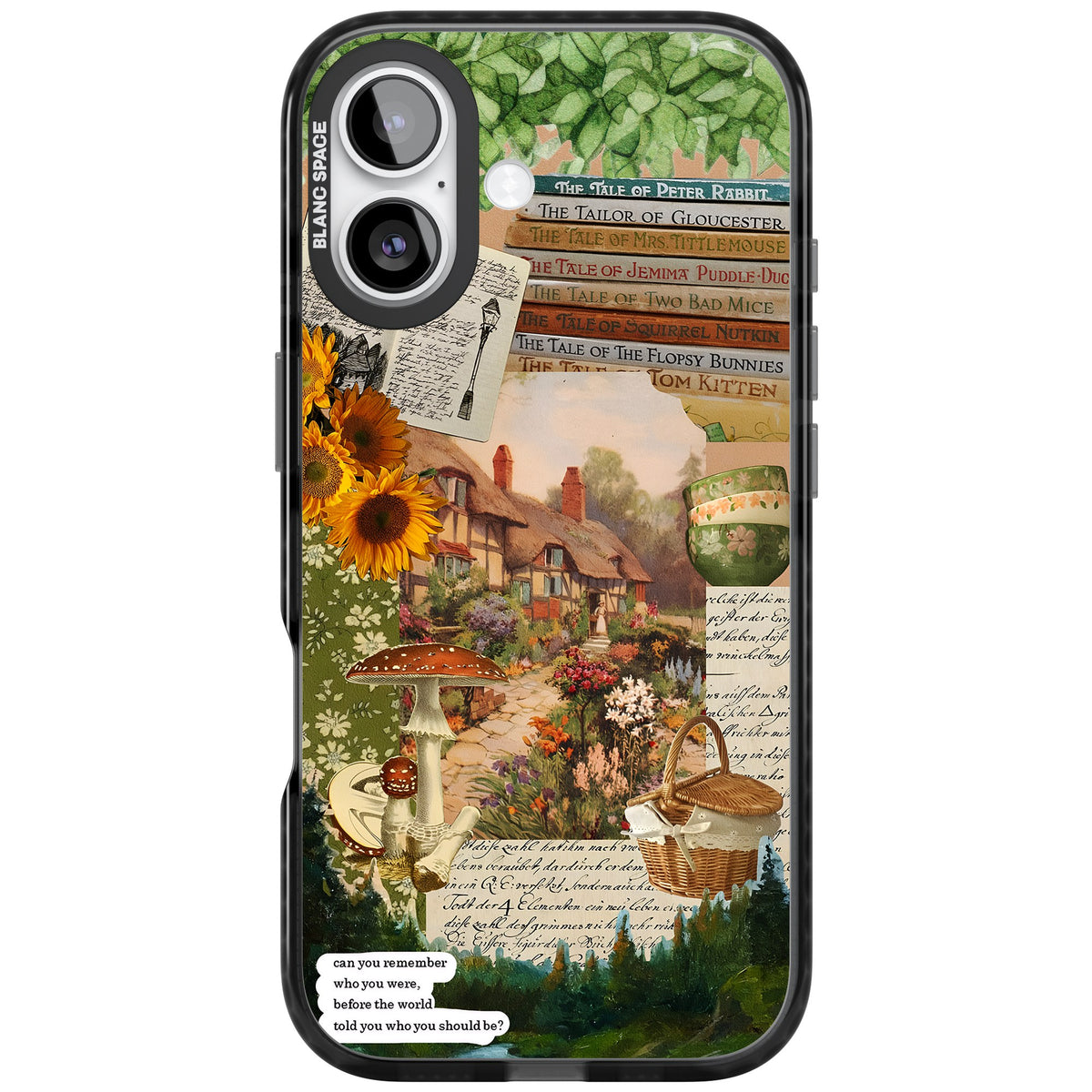 Bookworm iPhone 16 / iPhone 16 Plus / iPhone 17 Impact Black Phone Case front