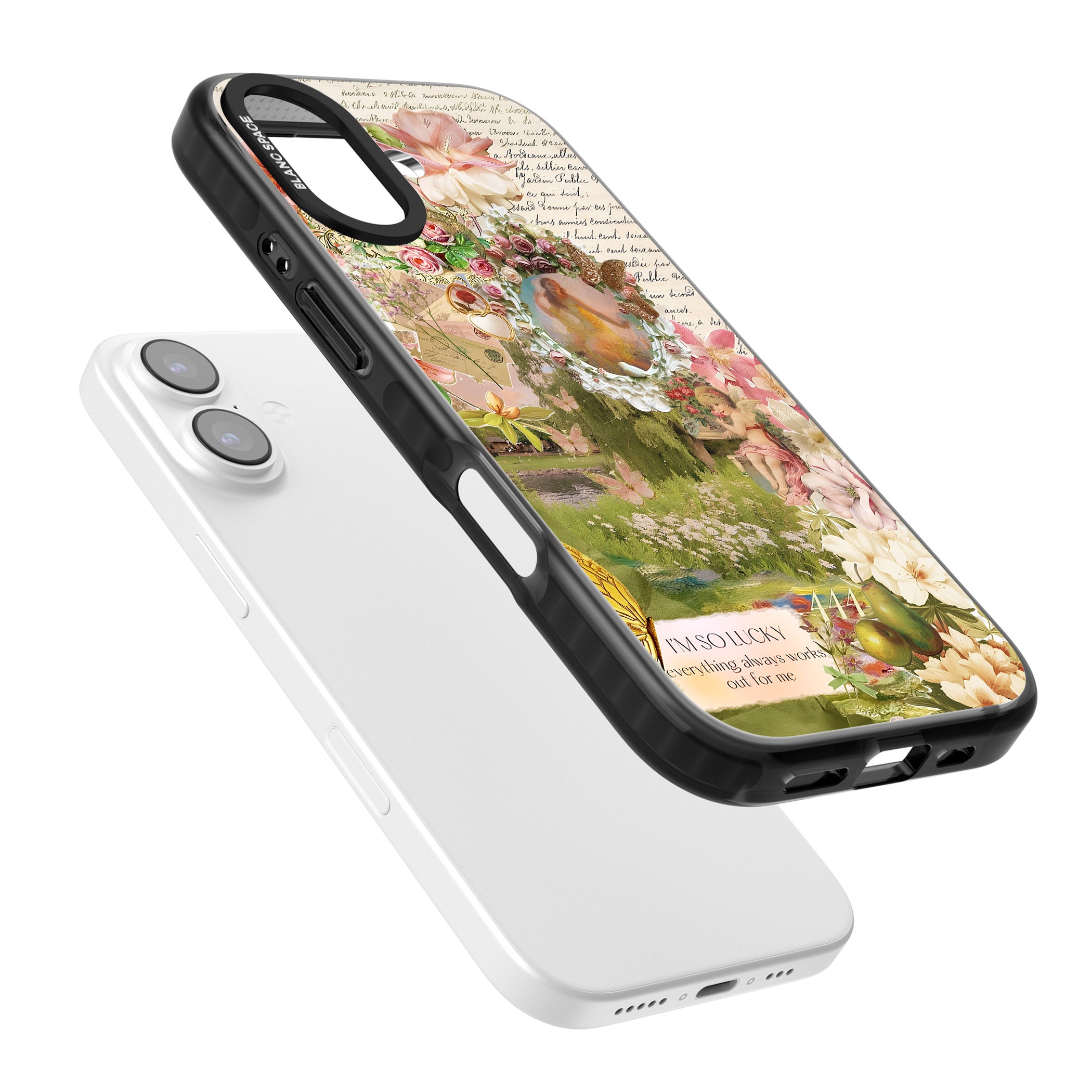 Nature in Pink iPhone 17 Impact Black Phone Case Colours